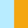 Transparent glass/Orange edges