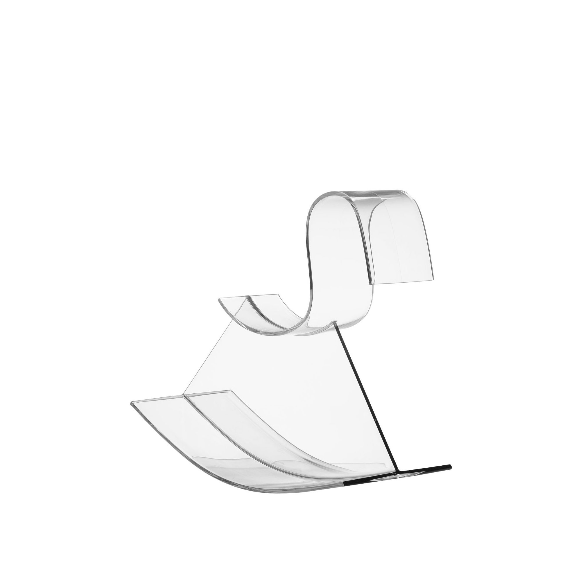 Kartell - H-Horse, Crystal - Barnstolar - Nendo - Transparent - Plast