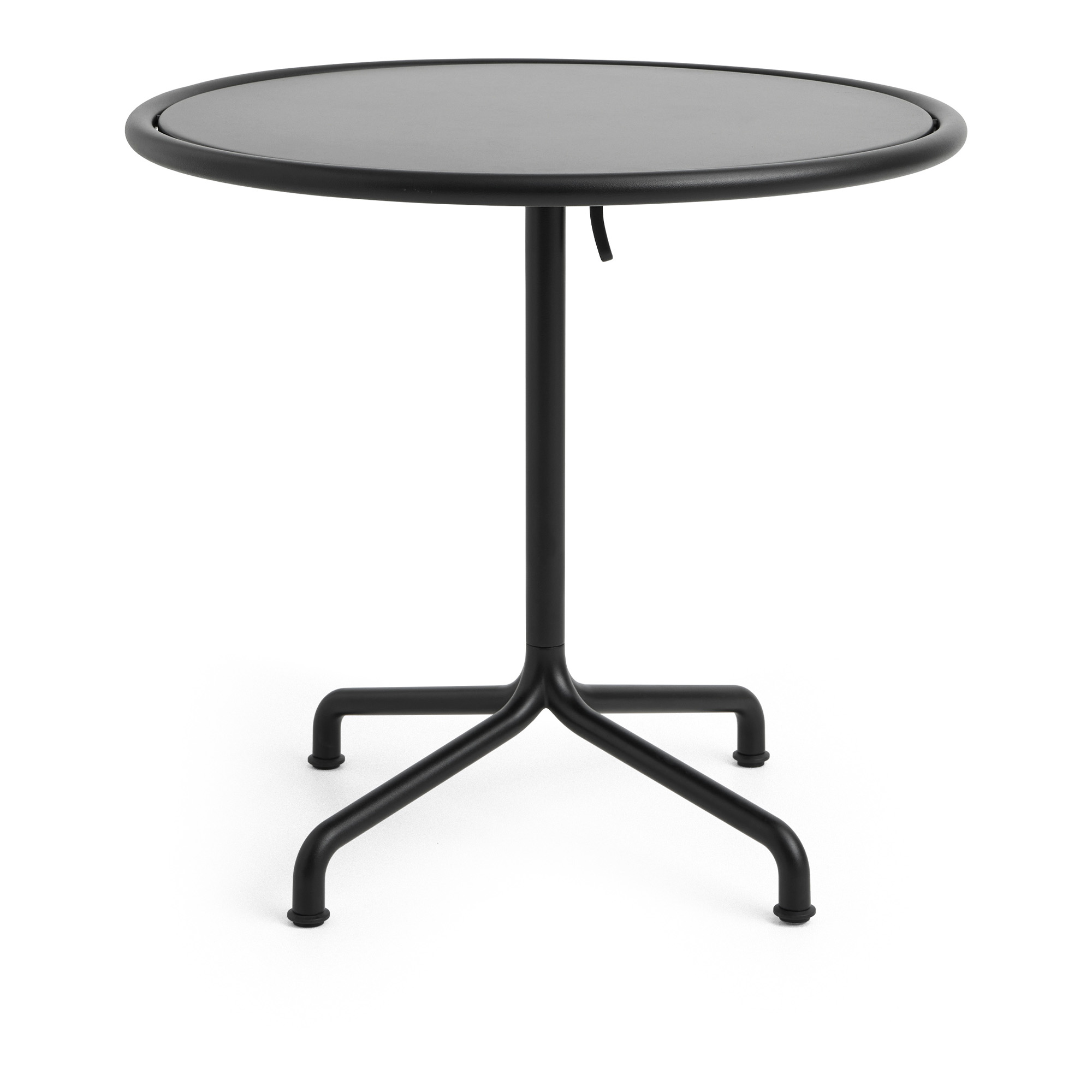 hay - deville table anthracite ø80 x h74 - matbord utomhus - julien renault - metall