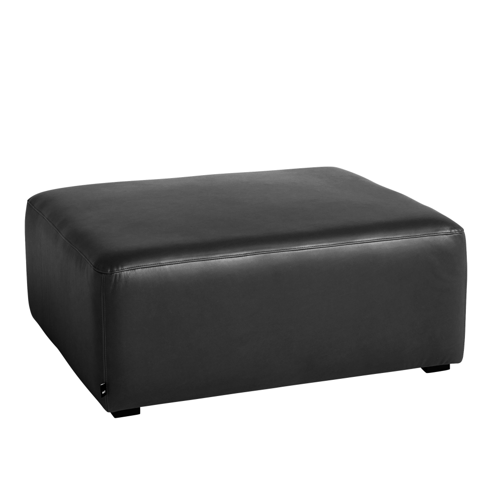 HAY - Mags 02 Ottoman Small - Cat.6 - Sense Black - Sittpuffar - Trä