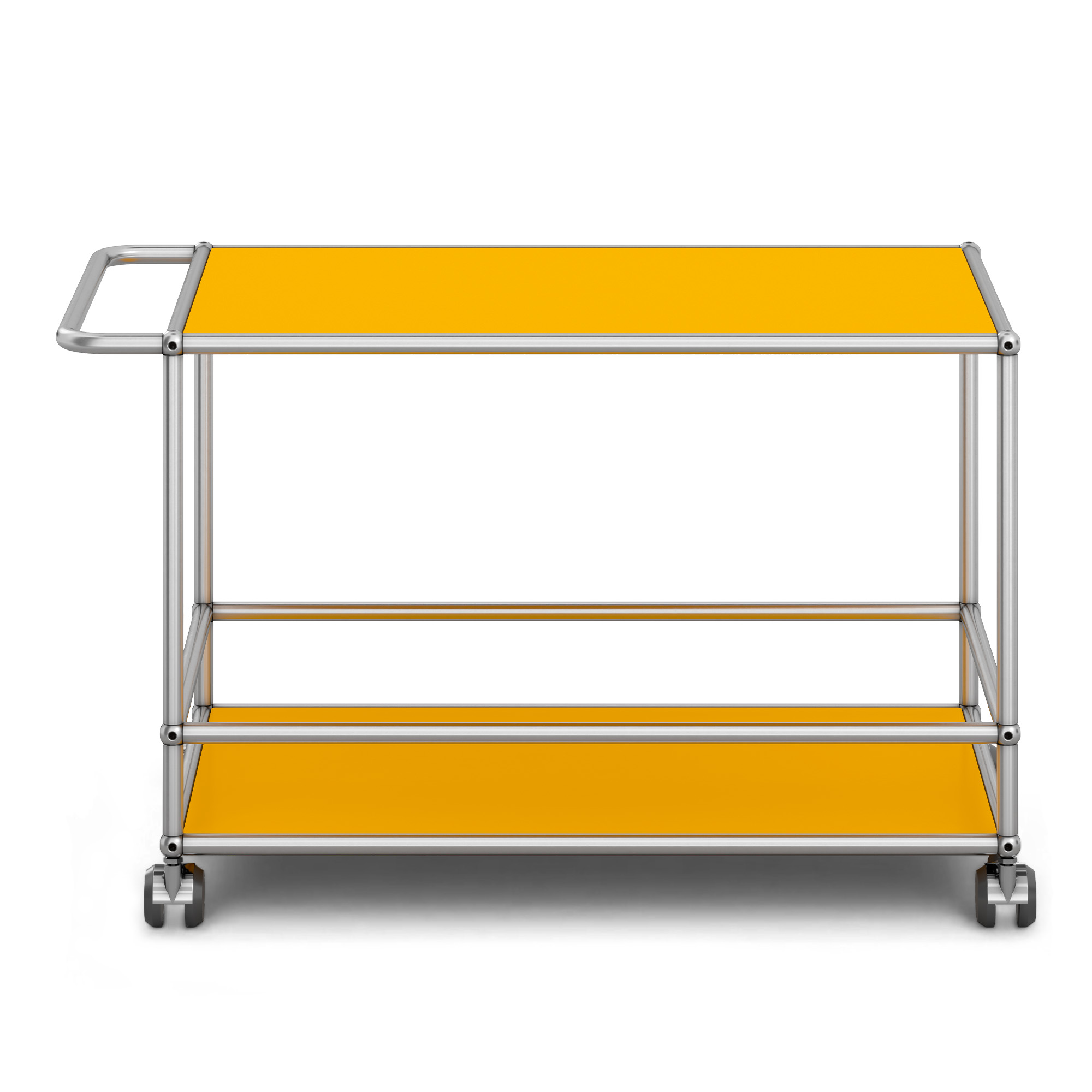 USM - USM Haller Serving Trolley L Golden Yellow - Serveringsvagnar - Fritz Haller & Paul Schärer - Gul - Metall | Möbler - Bord - Serveringsvagnar | Möbelexperten