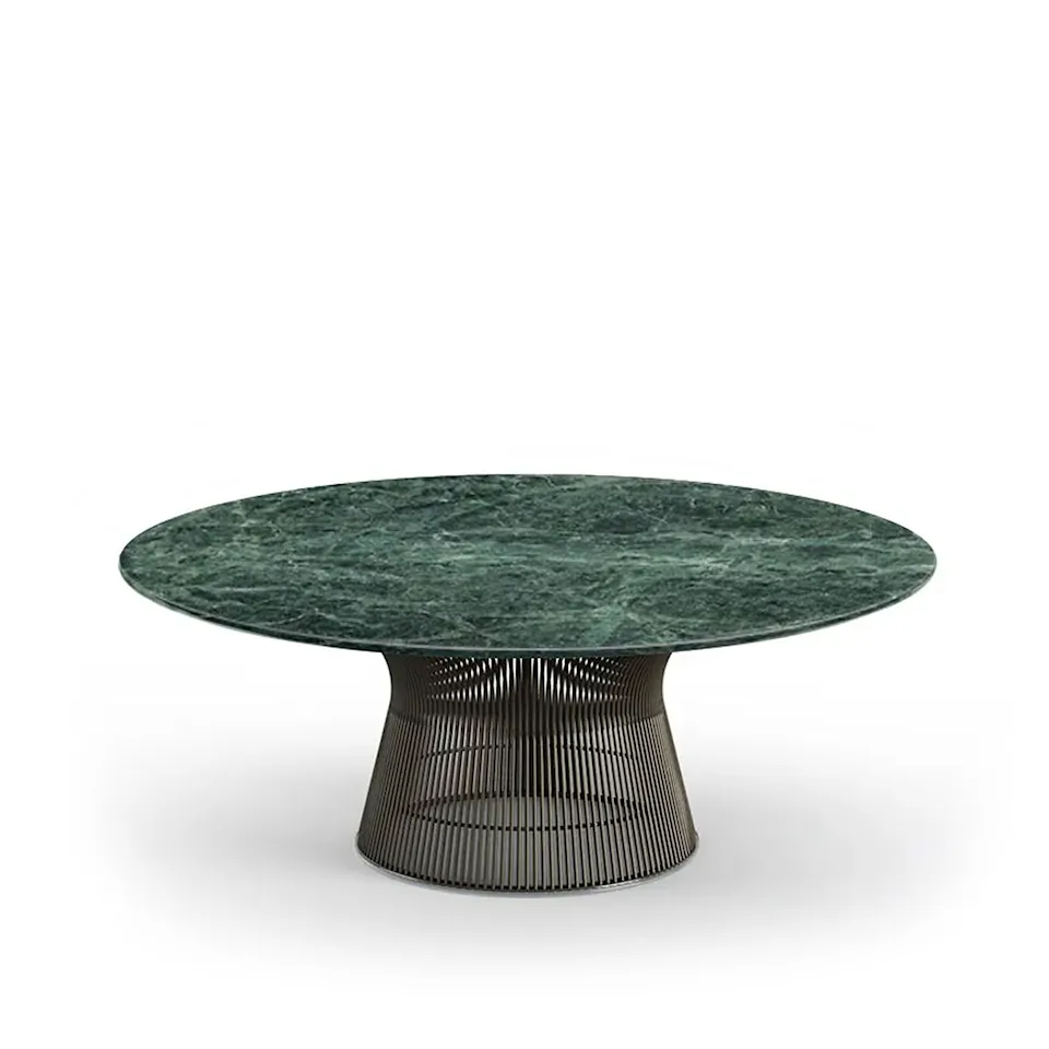 Platner soffbord Ø 107 cm Brons Metallic