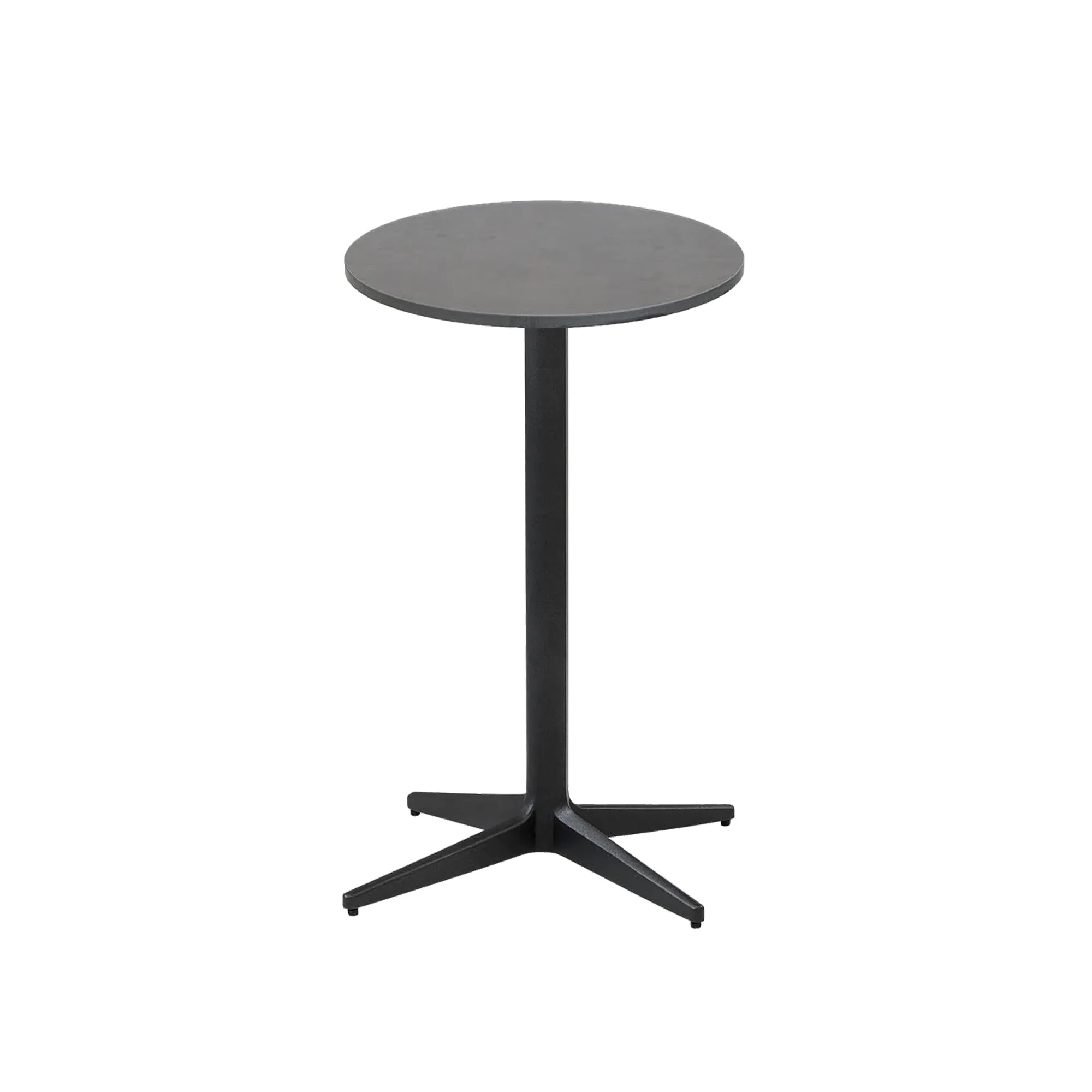 Drop cafébord dia.45 cm dark grey structure
