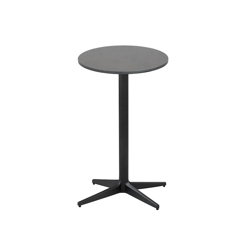 Drop cafébord dia.45 cm dark grey structure
