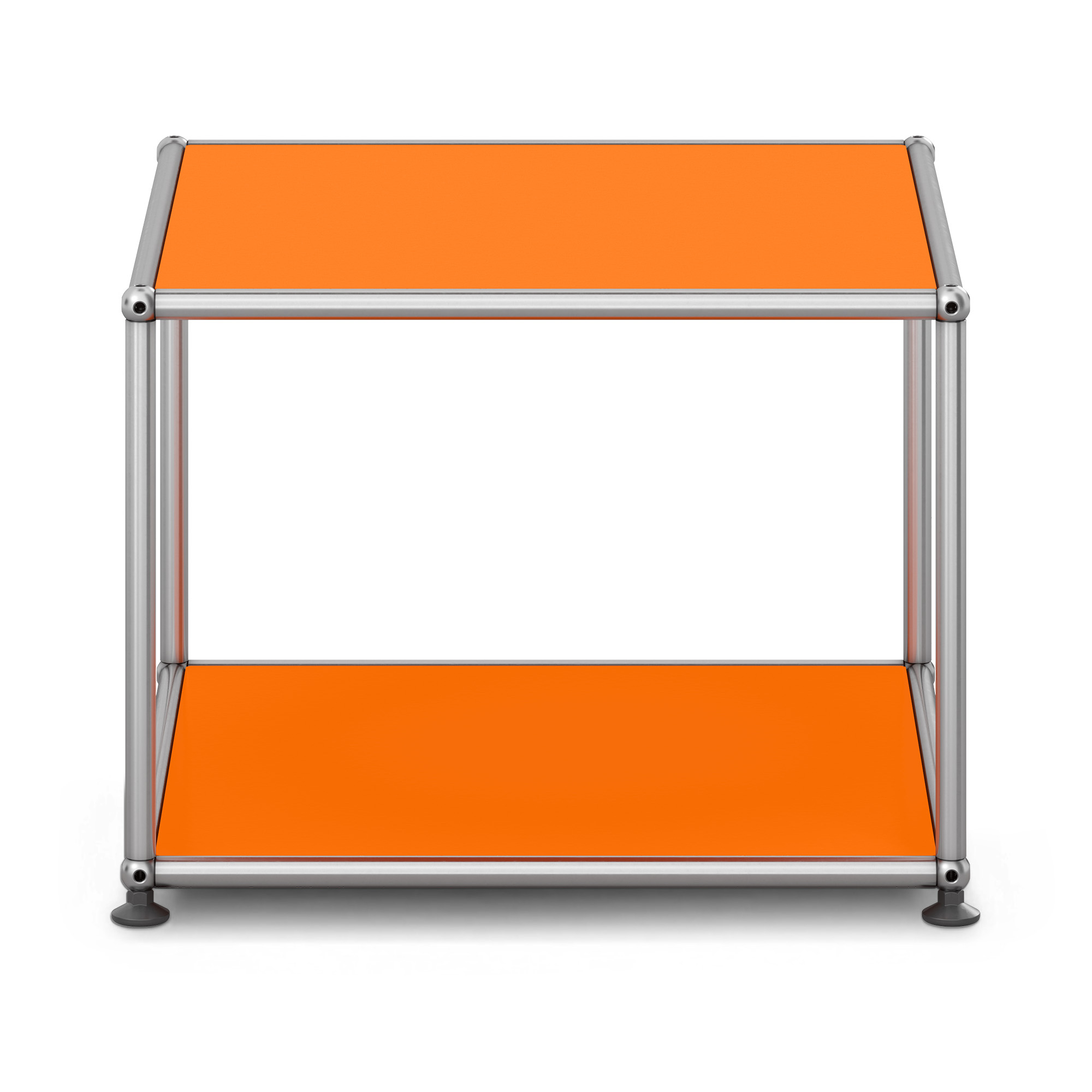 USM - USM Haller M22 26 Pure Orange - Sidobord - Fritz Haller & Paul Sch&auml;rer - Orange - Metall