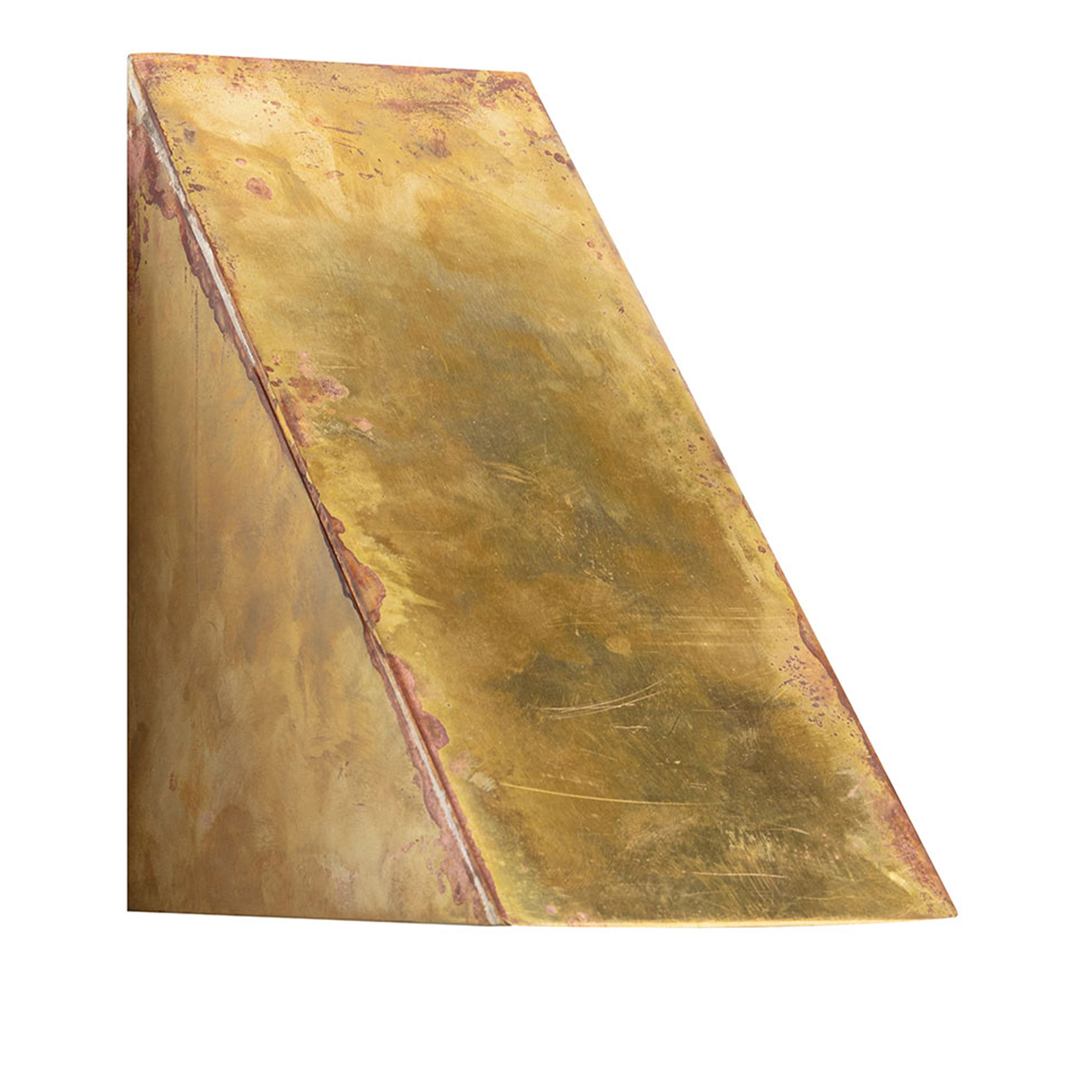 Örsjö Belysning - Oxid Wall Raw Brass - Vägglampor utomhus - Jonas Bohlin - Guld | Belysning - Utomhusbelysning - Vägglampor Utomhus | Möbelexperten