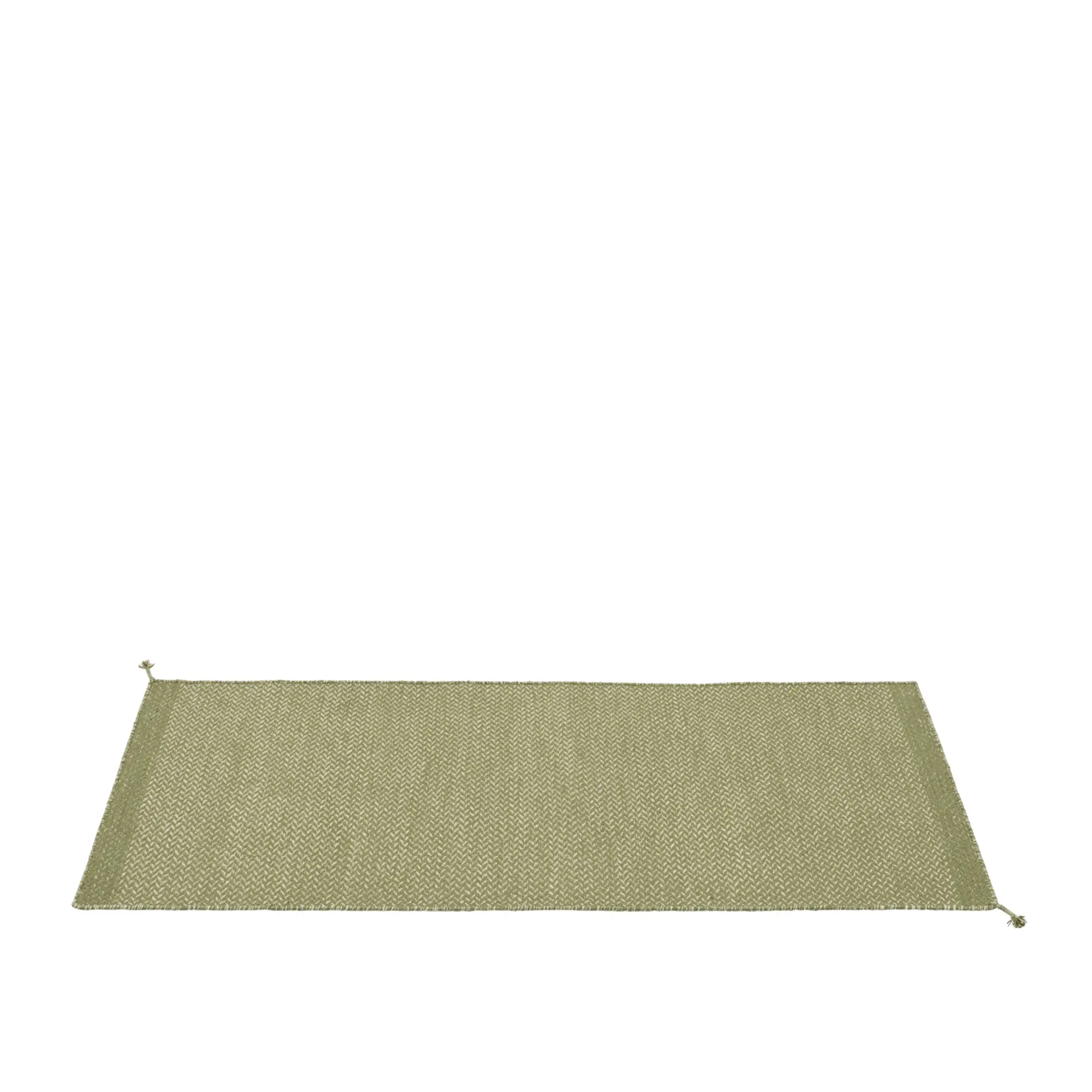 Ply rug recycled polyester moss green