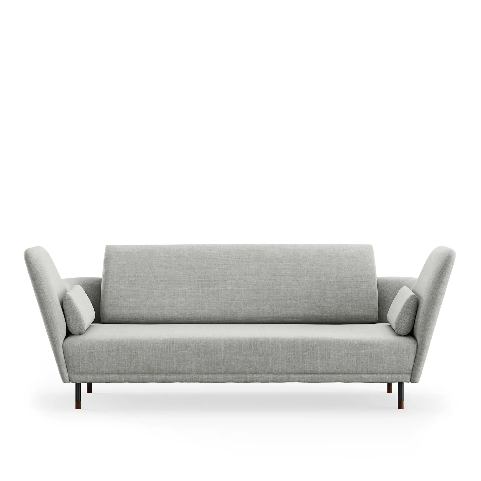 57 soffa Brownished Steel/Walnut