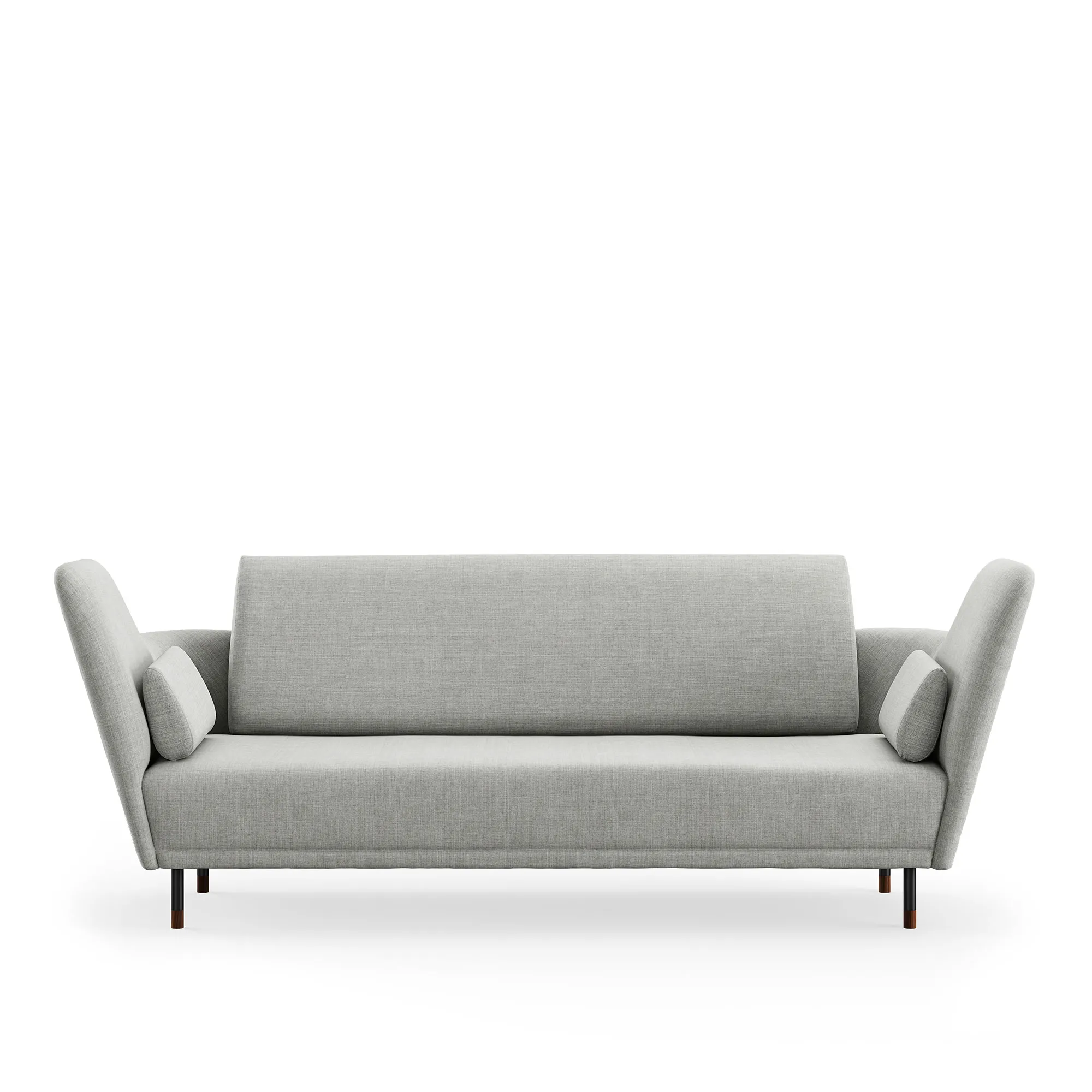 57 soffa Brownished Steel/Walnut
