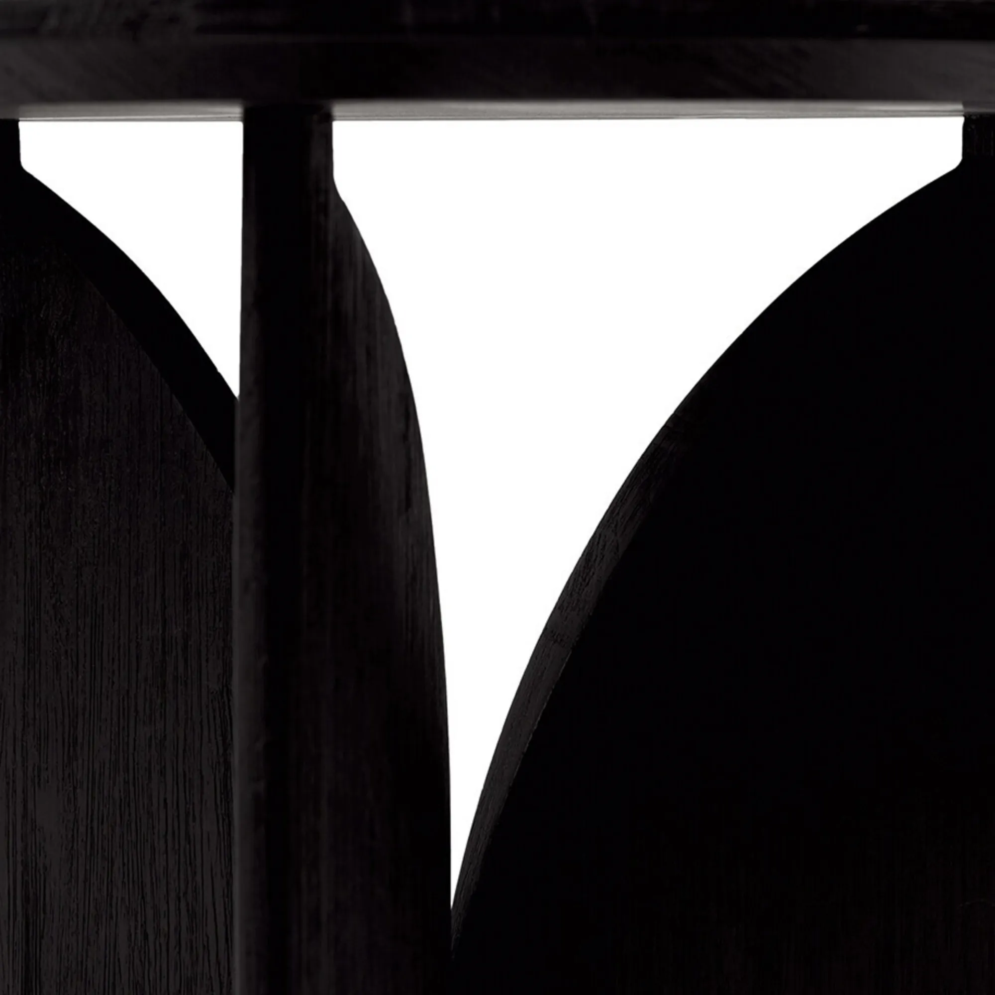 Teak Fin Side Table