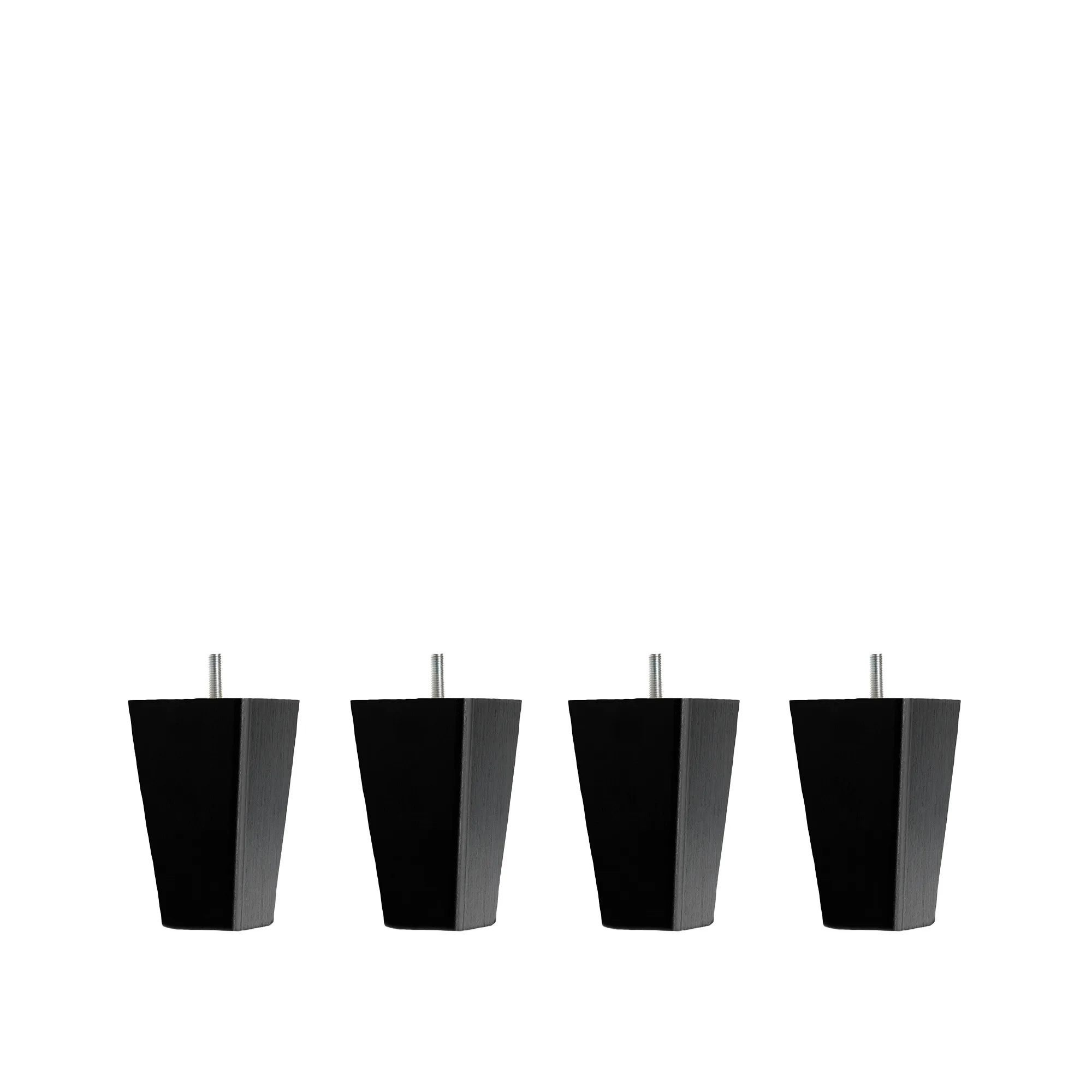 DUX SC sängben konisk svart lackad 4-pack