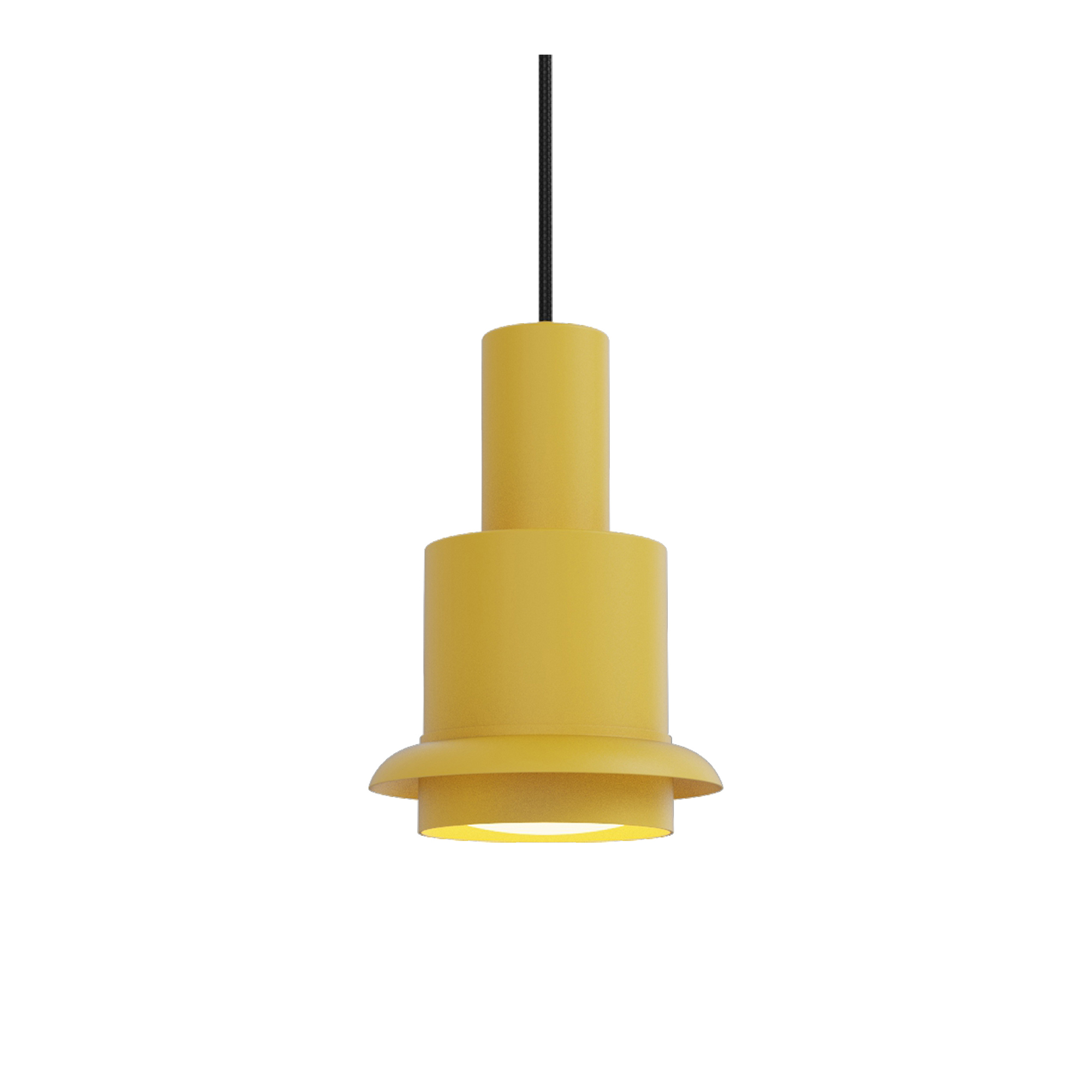 DCWéditions - Chaumont 190 Pendant lamp Ø19 cm H28 cm – Yellow - Pendellampor - Marc Held - Gul | Belysning - Taklampor - Pendellampor | Möbelexperten