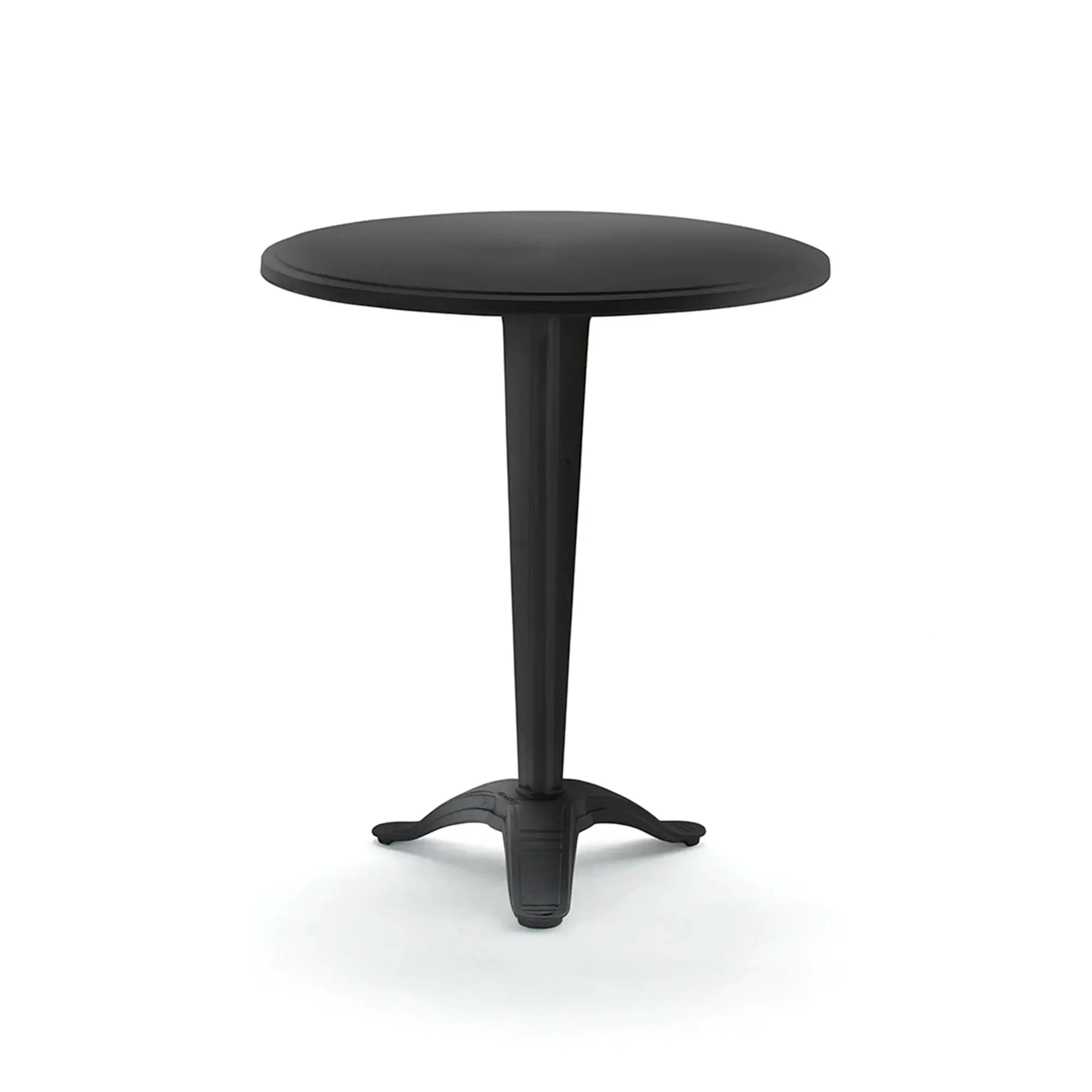 Calais Bord Liten Fot Svartlakkert Aluminium