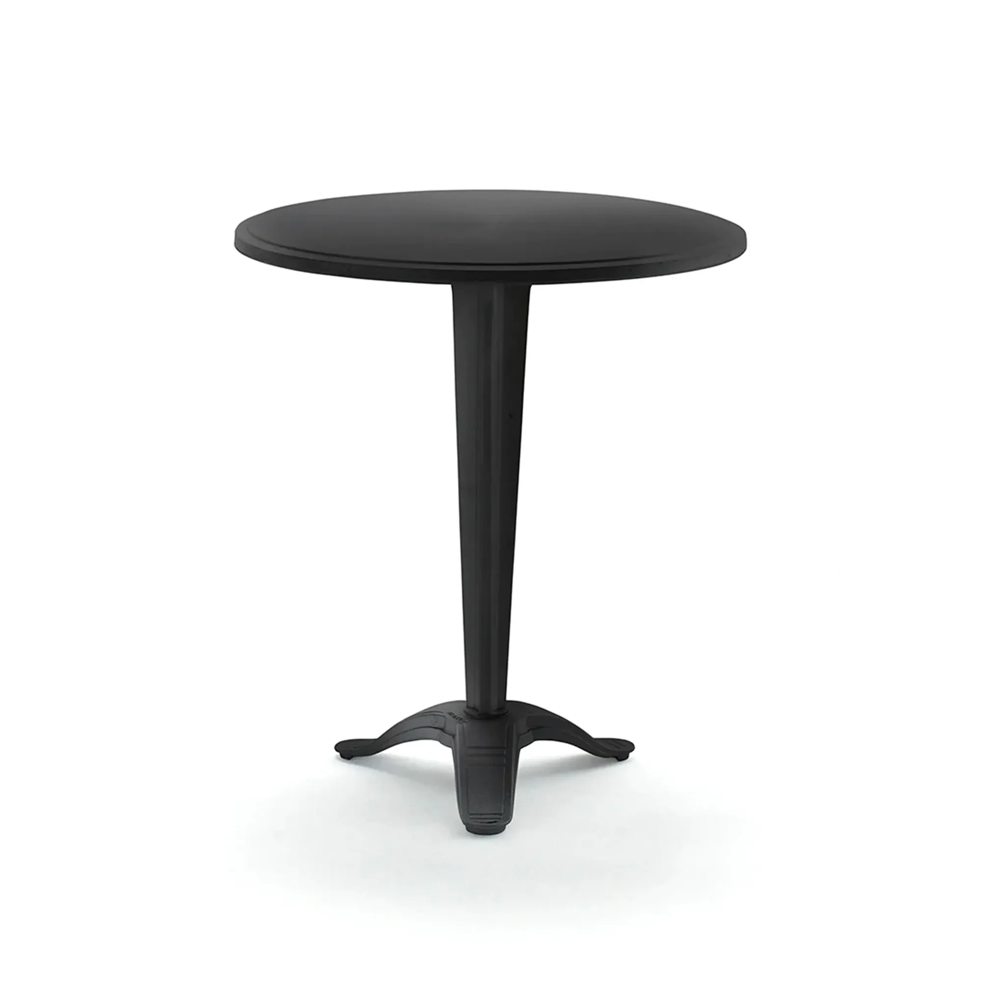 Calais Bord Liten Fot Svartlackerad Aluminium