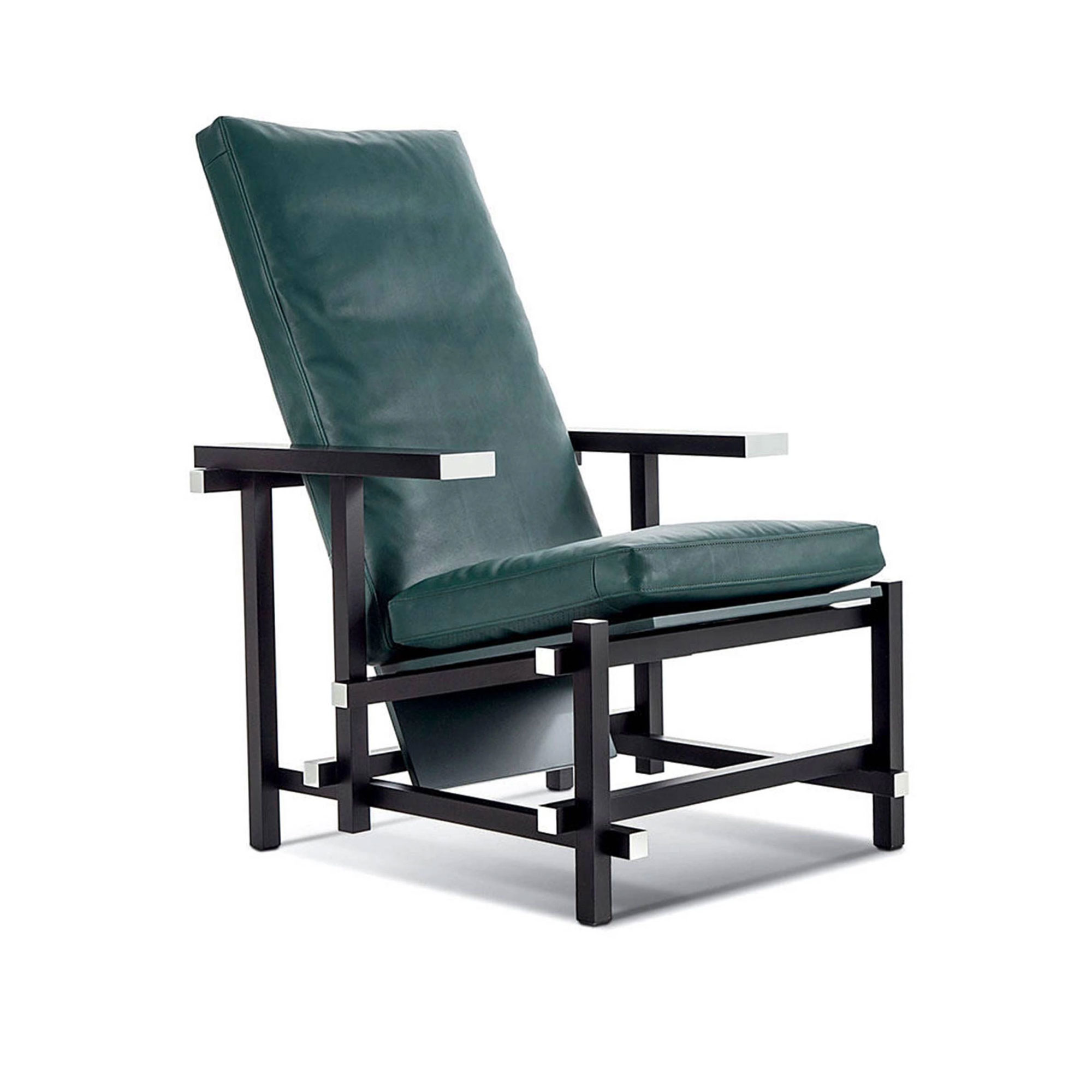 Cassina - 635 Black Red And Blue - Zeilmaker Version - Fåtöljer - Gerrit Rietveld - Grön,Svart - Trä