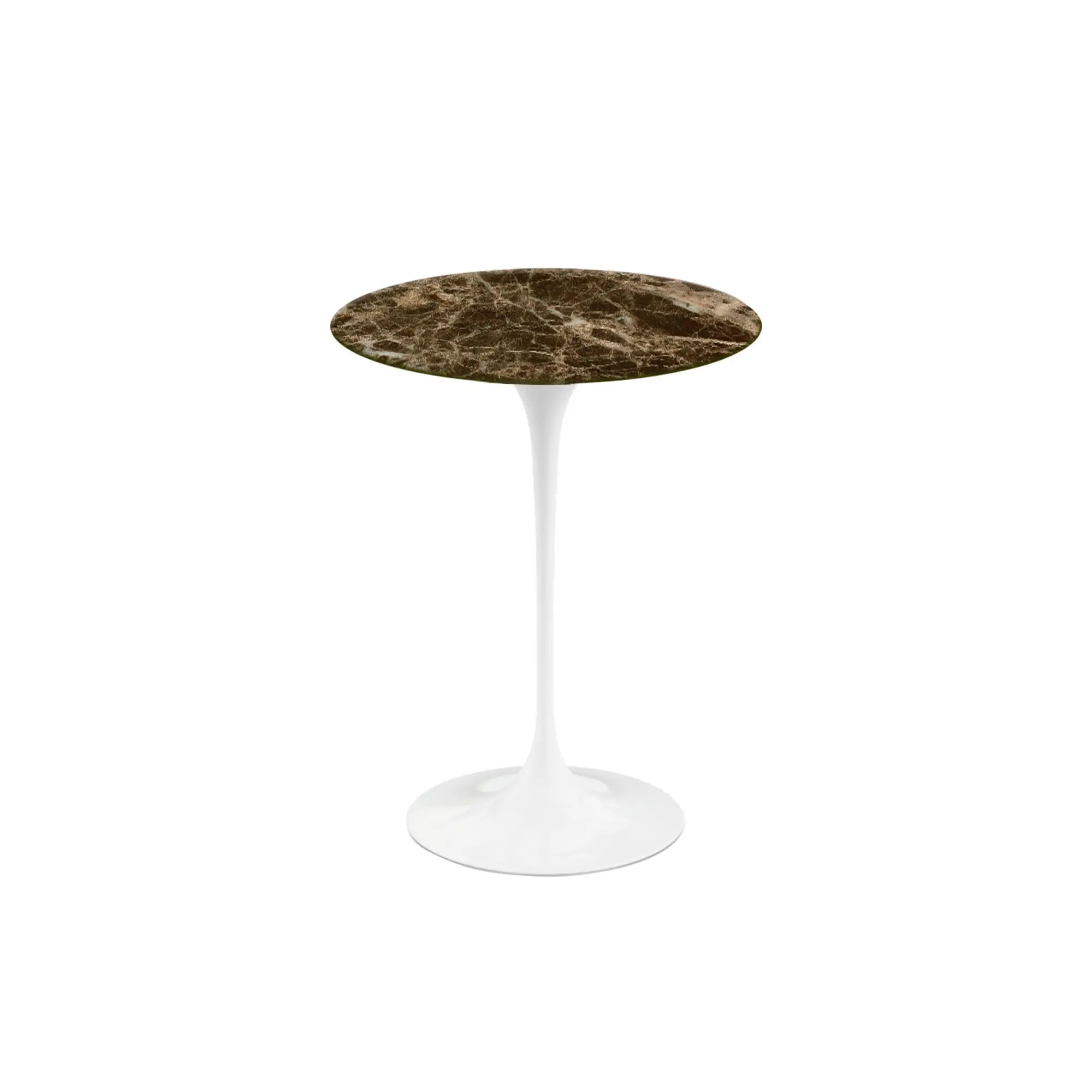 Saarinen Round sidobord Ø 41 cm White