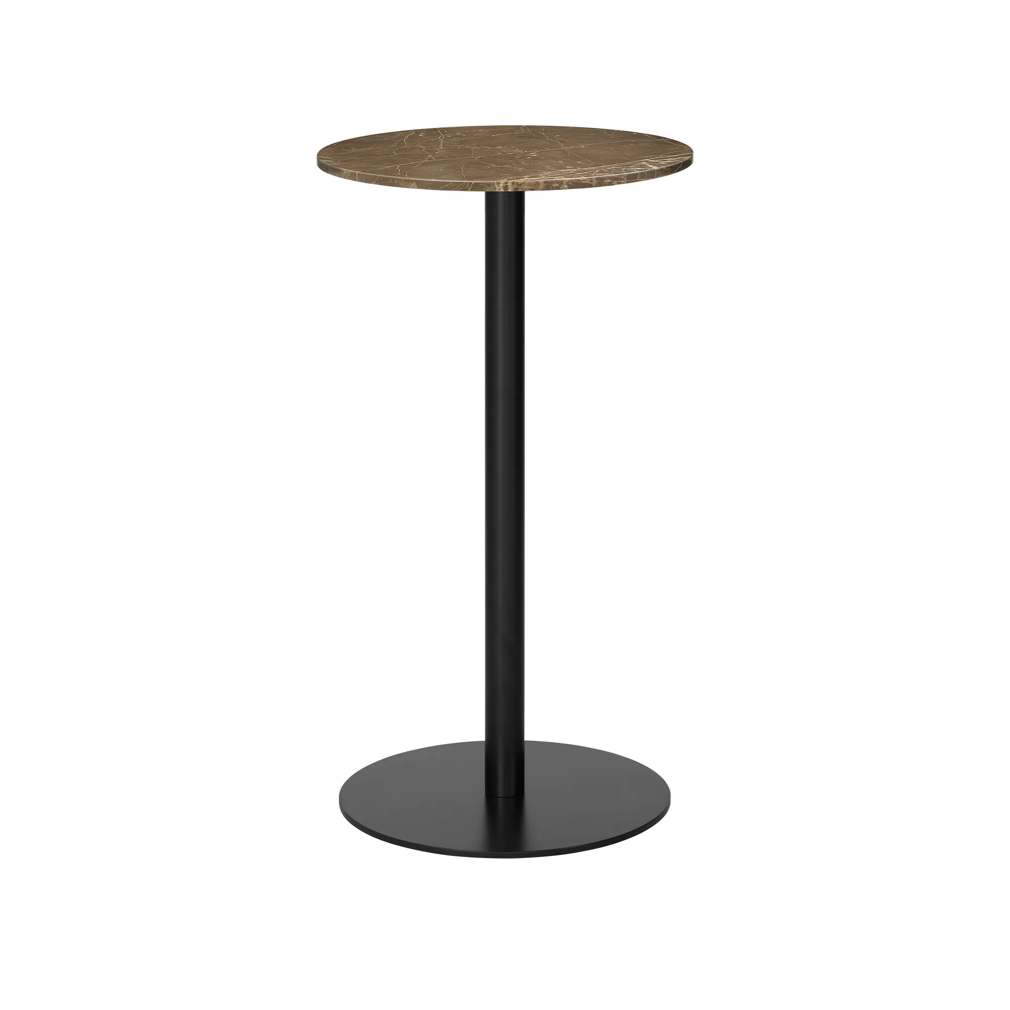 GUBI 1.0 barbord Ø60 cm svart