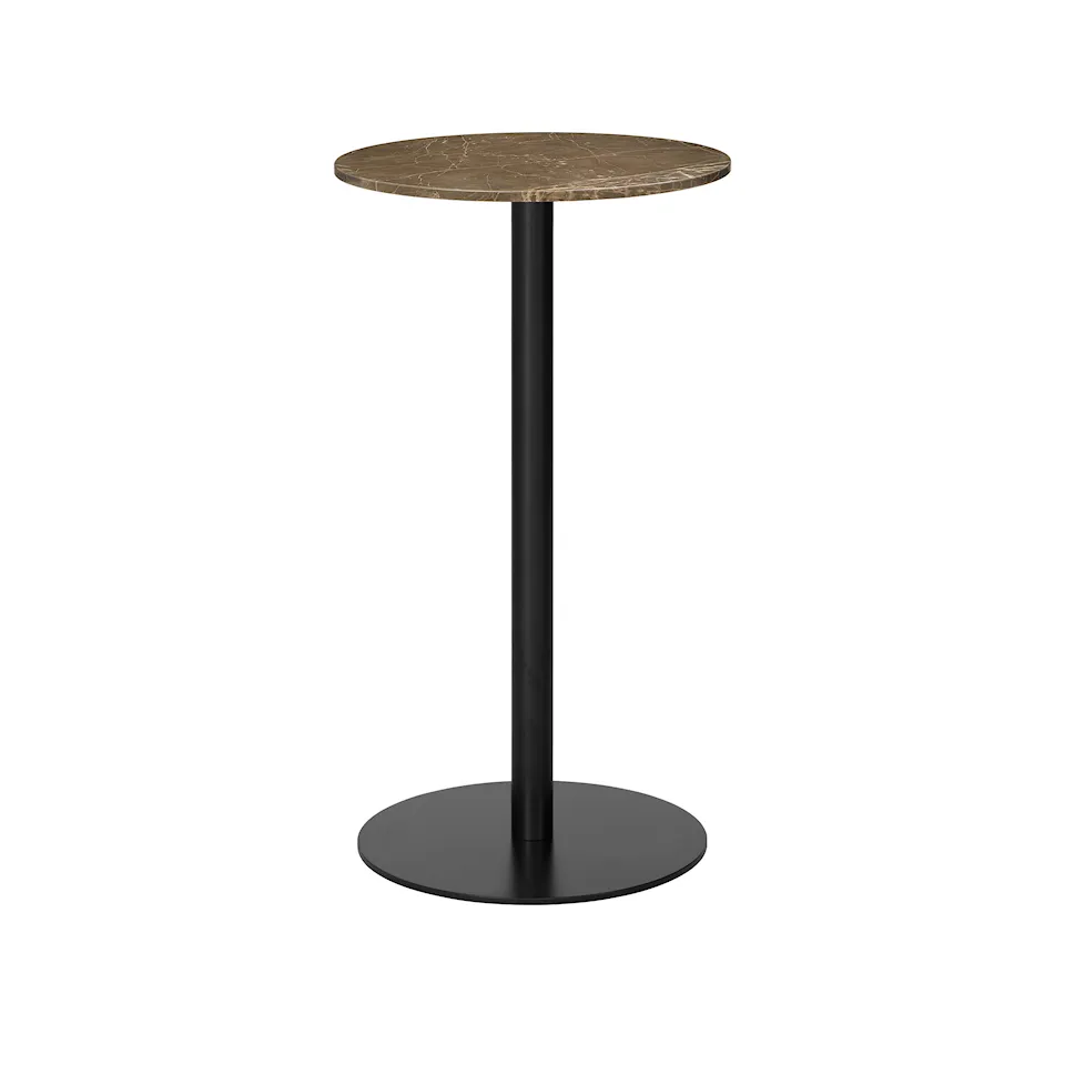 GUBI 1.0 barbord Ø60 cm svart