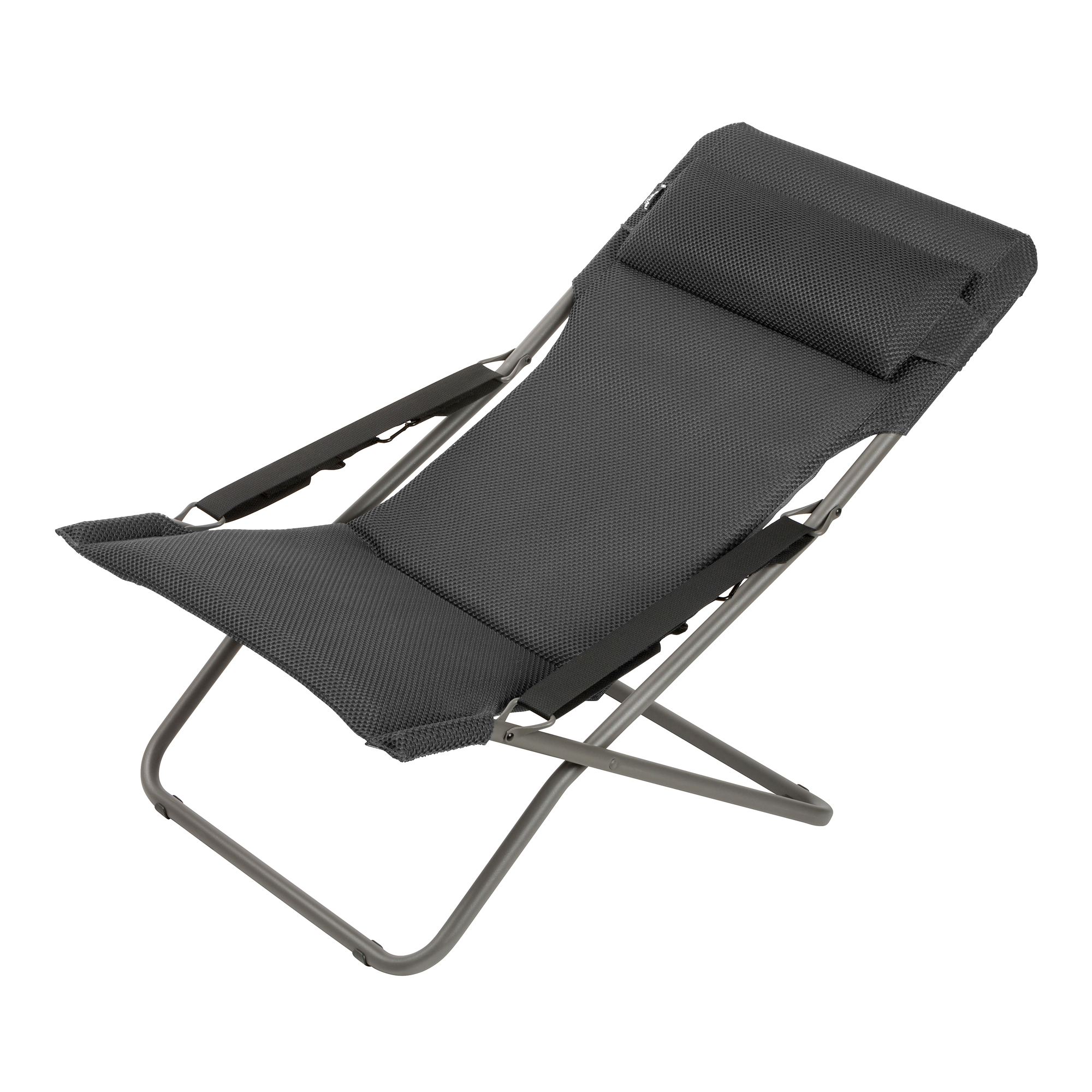 Lafuma - Transabed BeComfort Dark Grey / Basalte - Solstolar - Metall