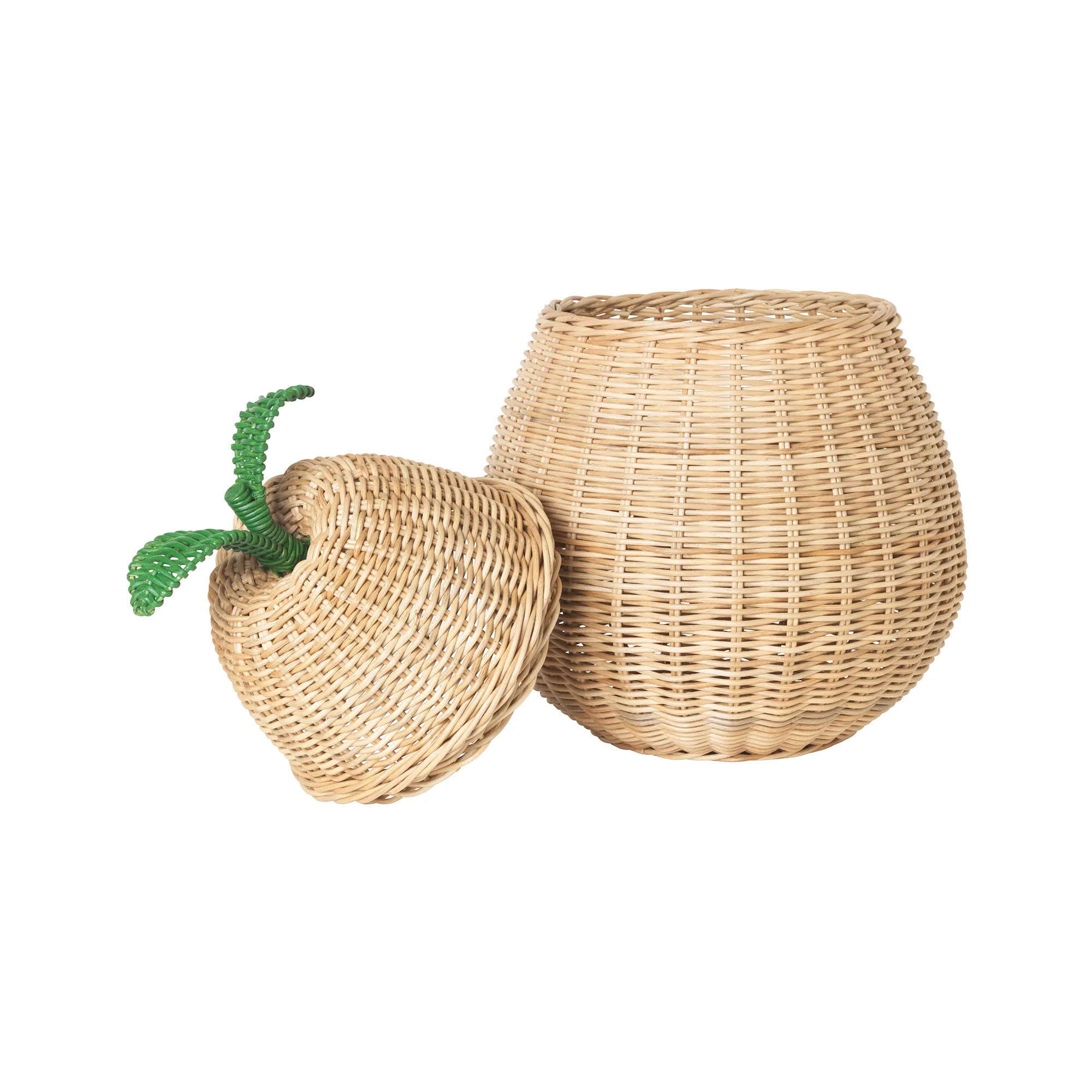 Pear flätad förvaringskorg