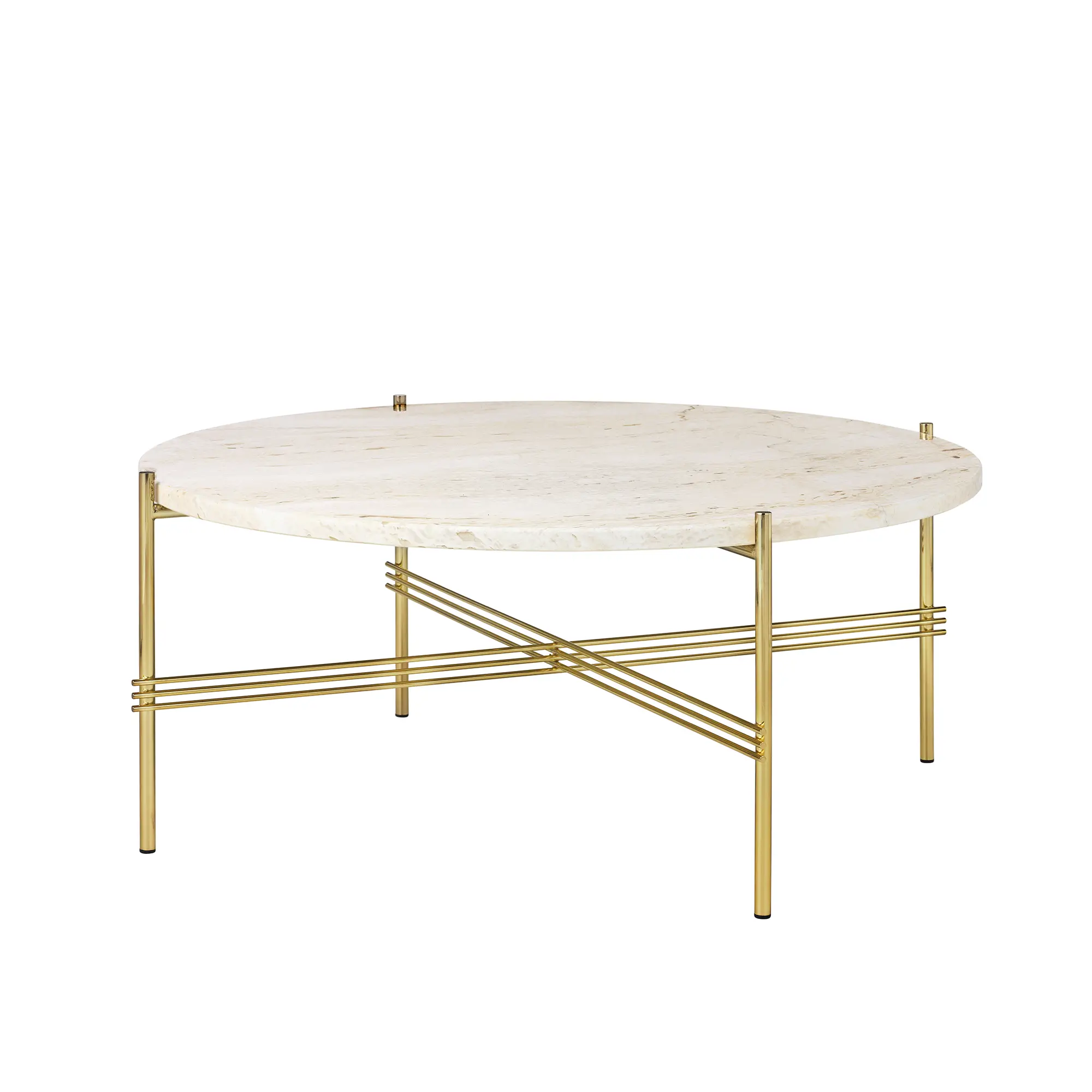 TS soffbord Ø80 cm mässing