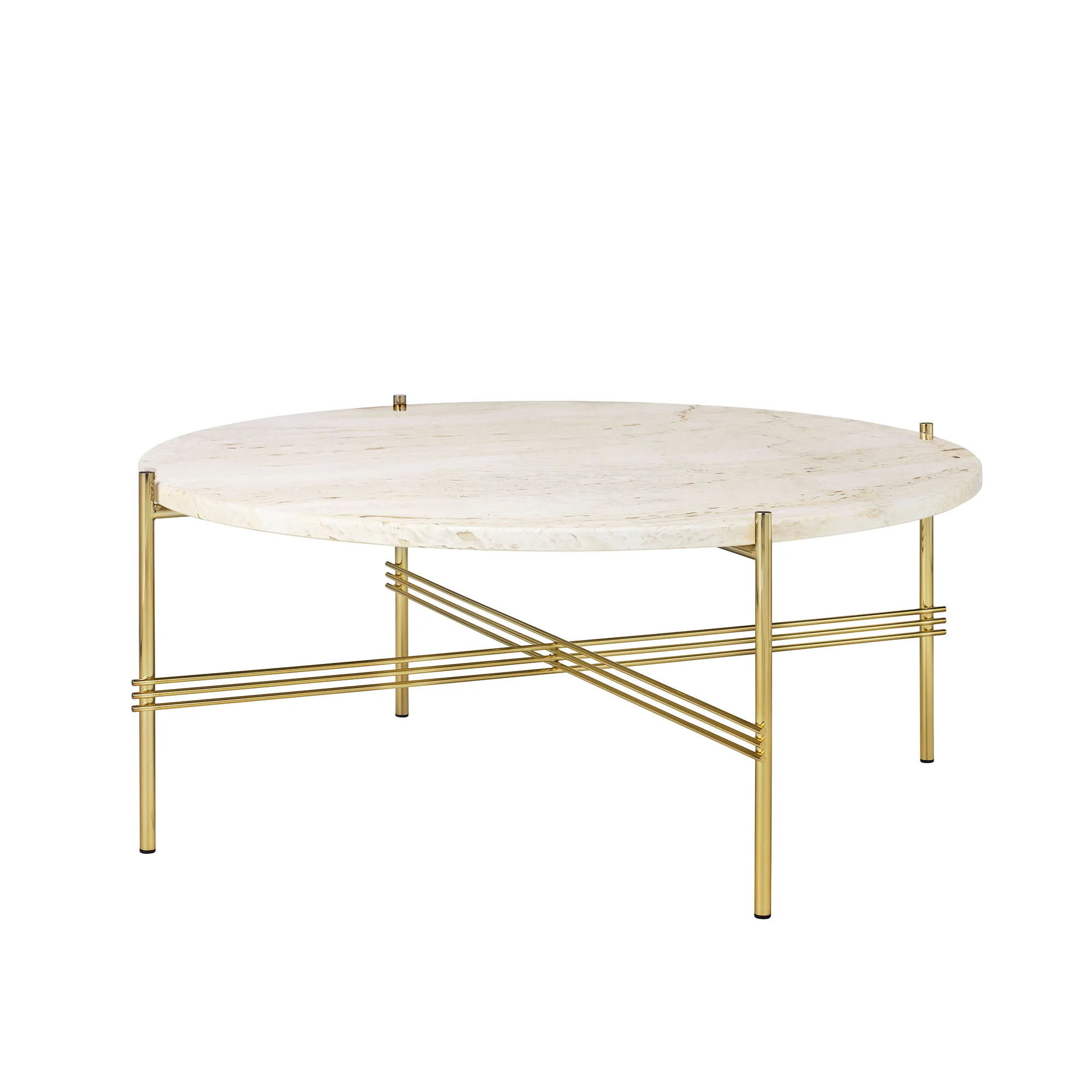 TS soffbord Ø80 cm mässing