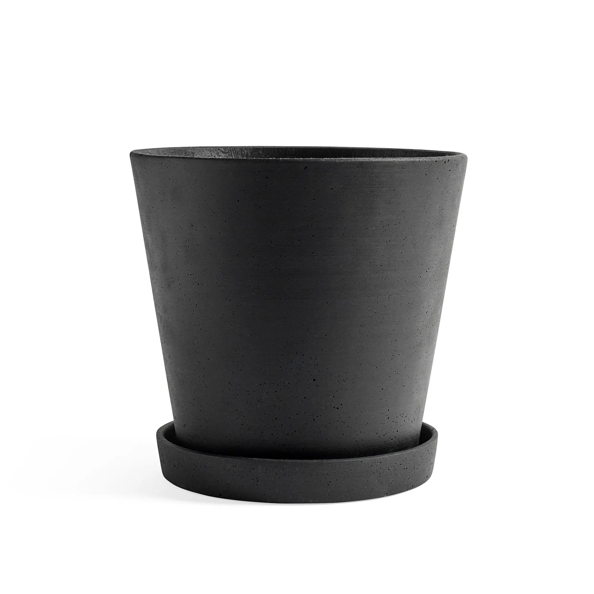 Flowerpot kruka & fat Black