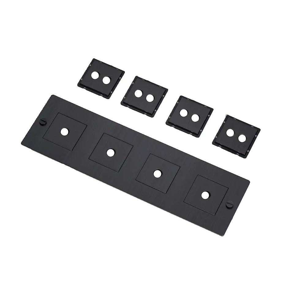 4G Wall Plate Horizontal With Infills