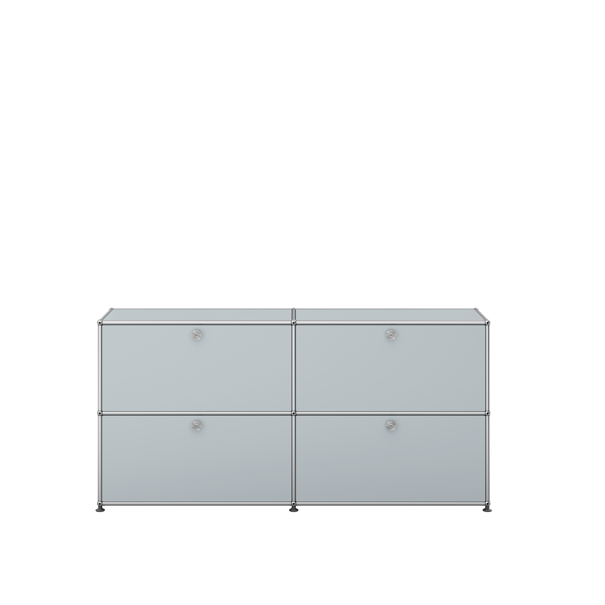 USM - USM Haller 109 Sideboard, USM Matte Silver - Sideboards - Silver - Metall