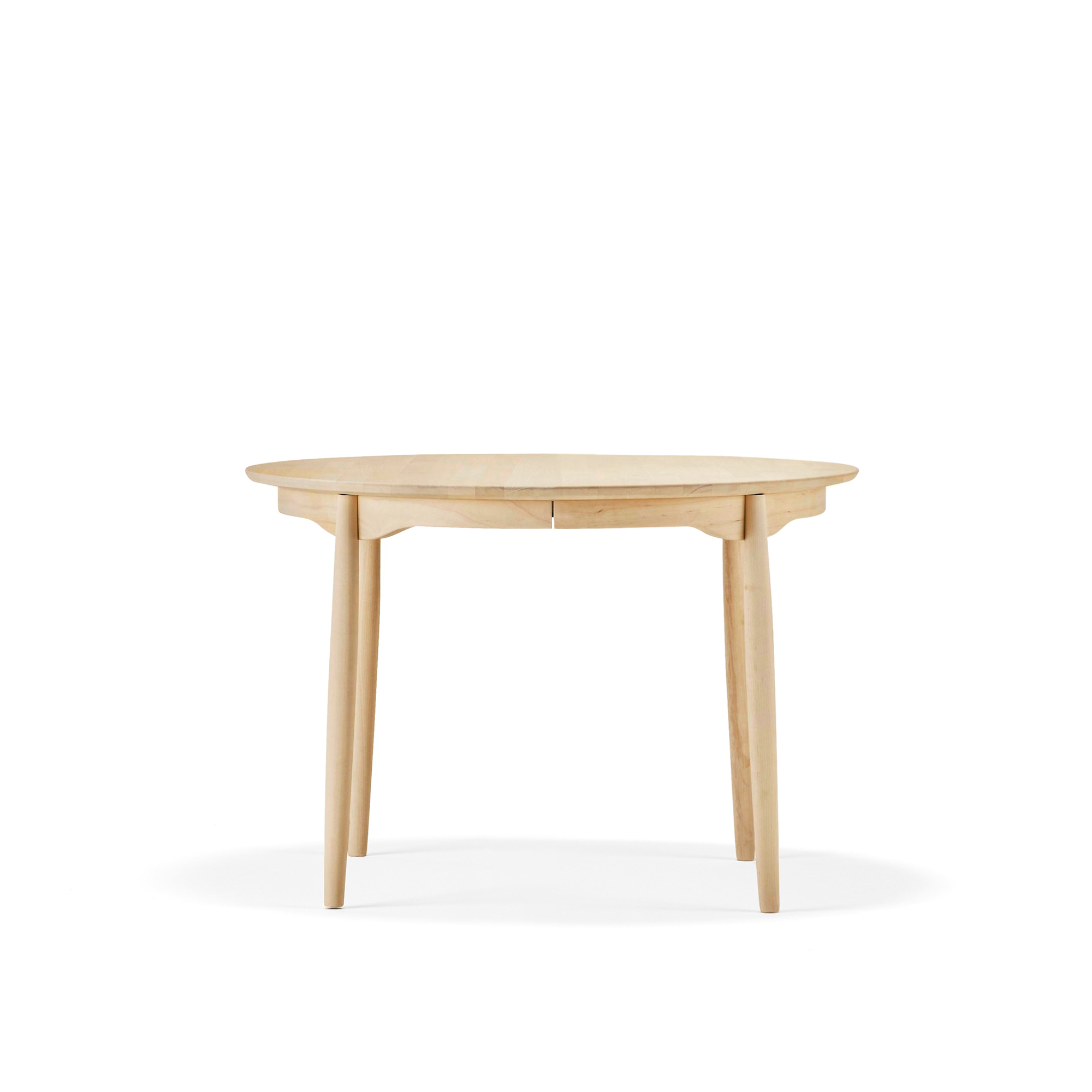 stolab - carl matbord ø115 cm delbart – björk naturell olja utan iläggsskiva - matbord - marit stigsdotter