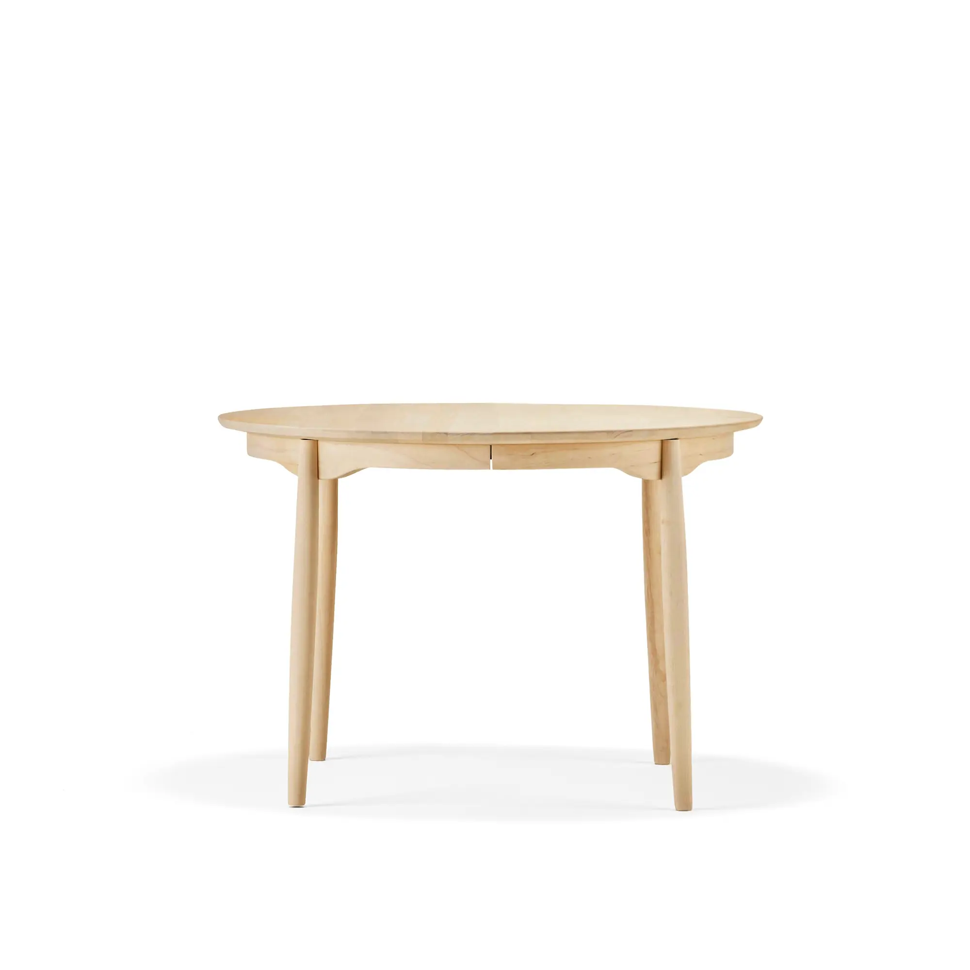 Carl spisebord Ø115 cm delbart uten ileggsplate