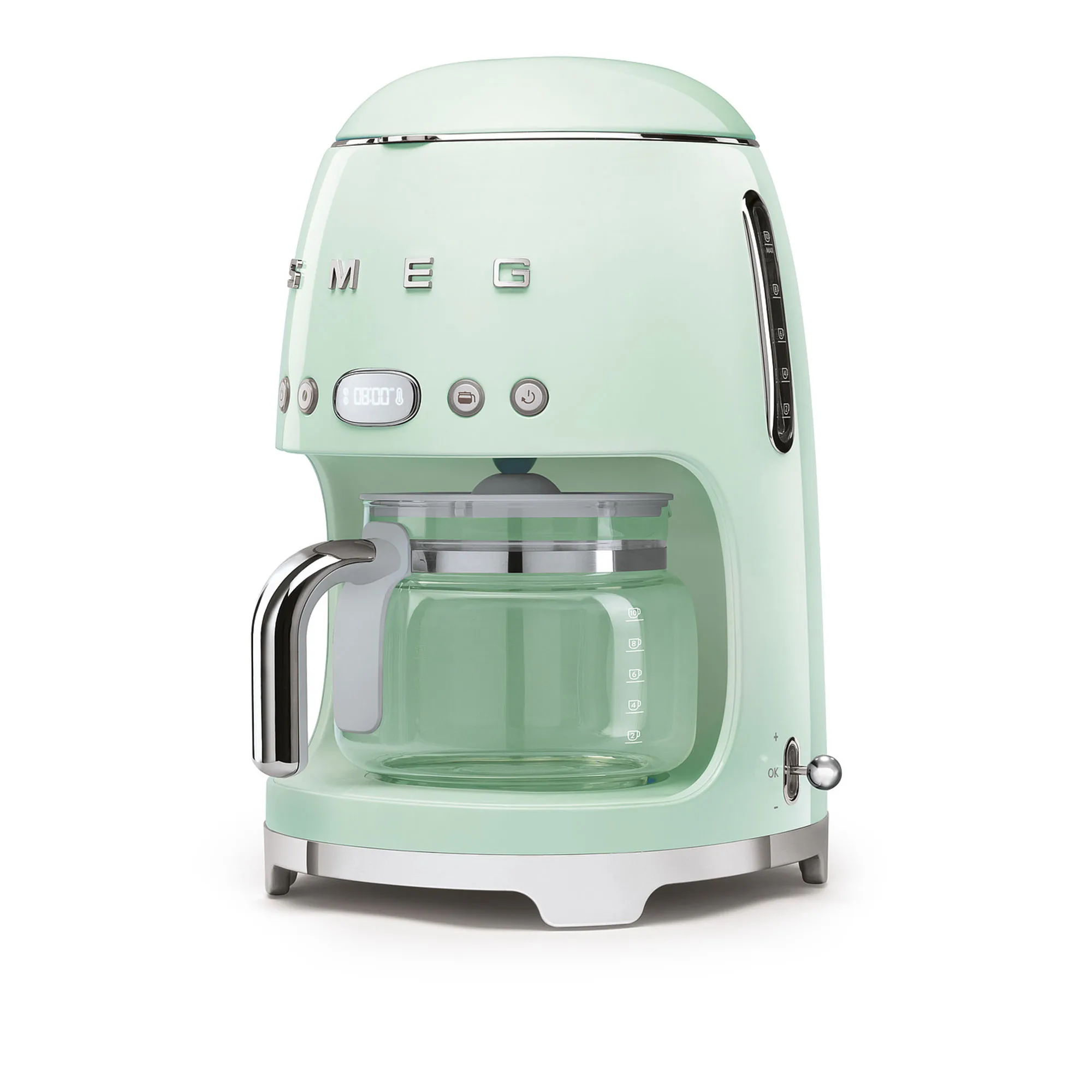 Smeg Drip Coffee Machine Pastel Green