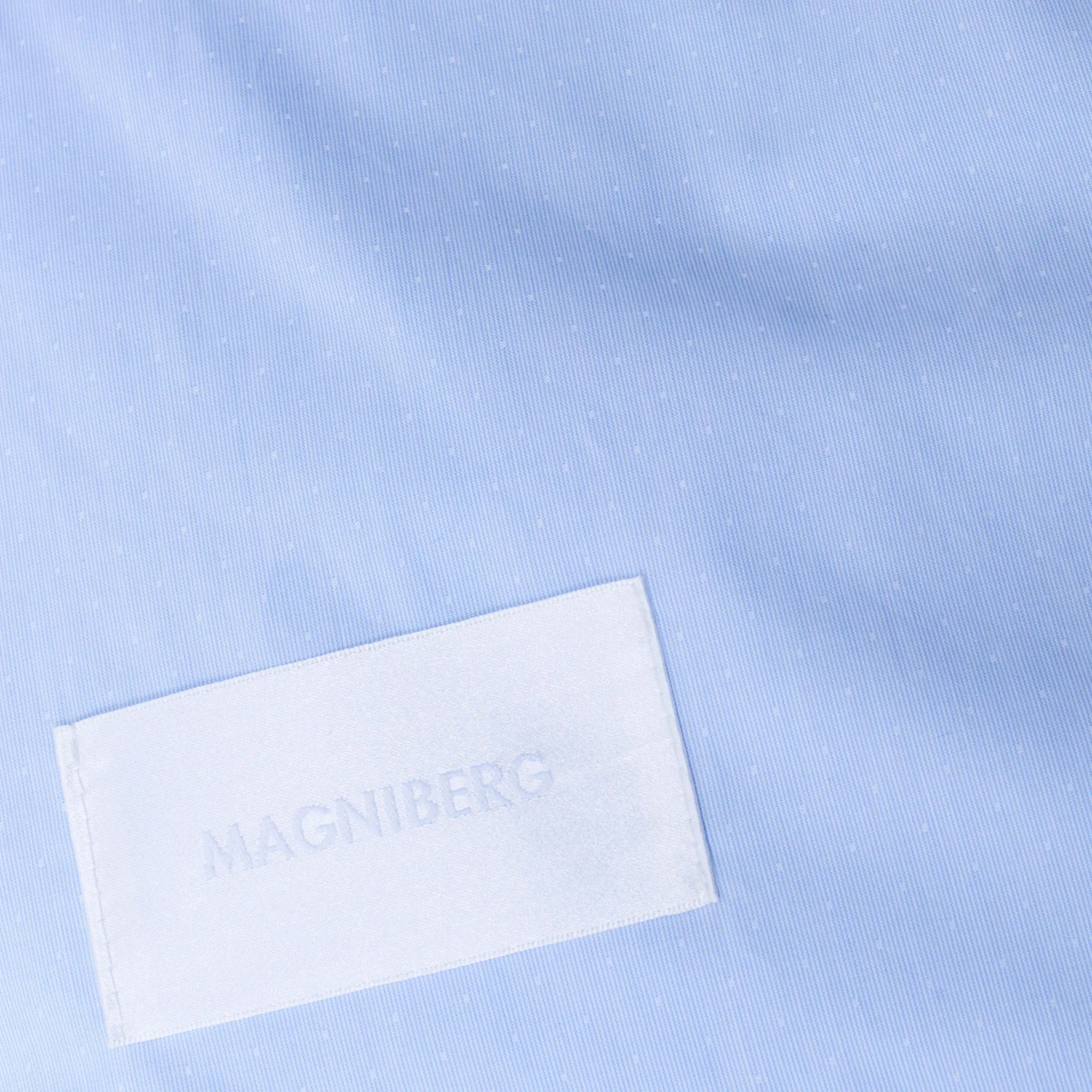 Wall Street Duvet Cover Poplin Light Blue Dots Jacquard