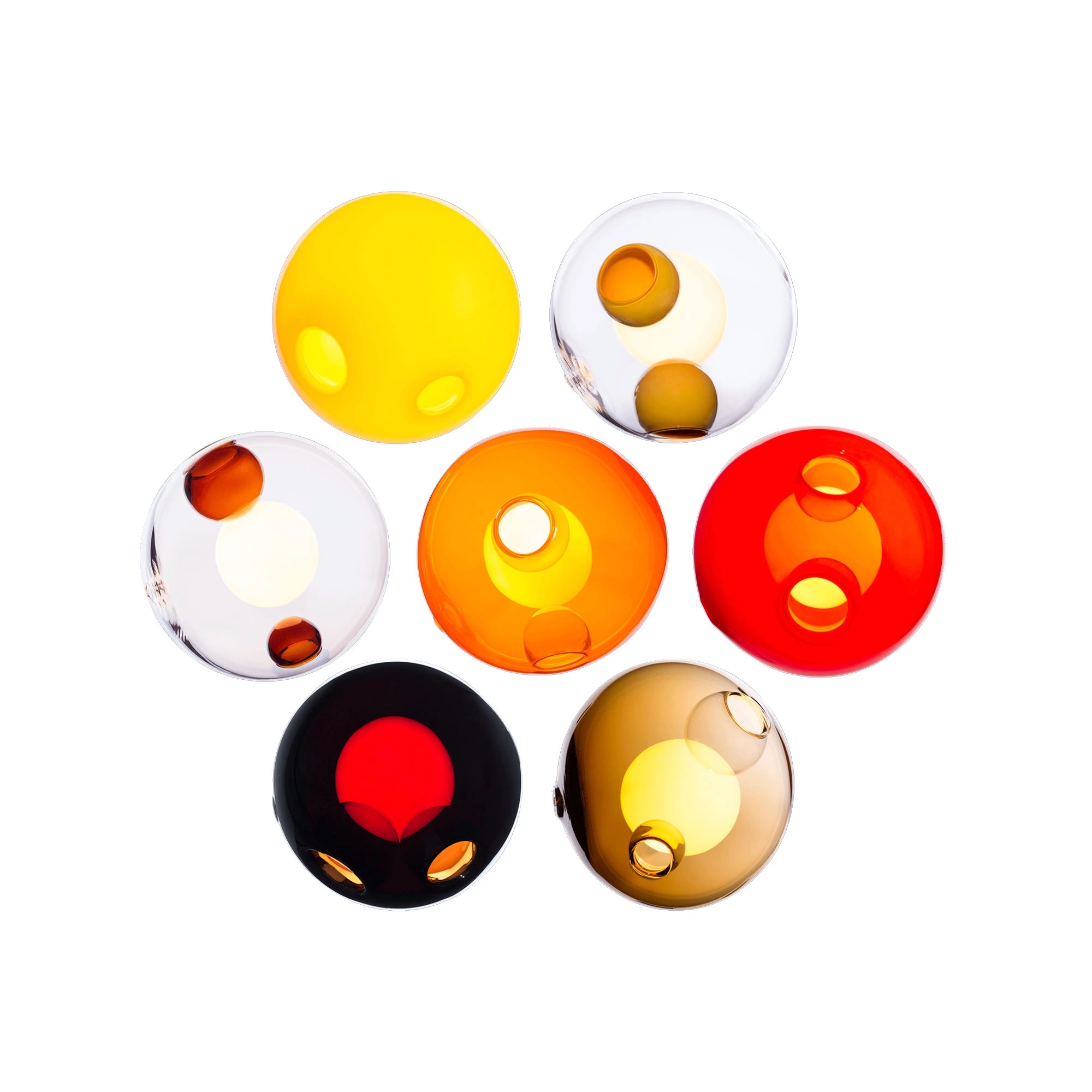 Bocci - 28.7 Cluster, Multi - 06 Xenon - Klusterlampor - Omer Arbel - Flerfärgad