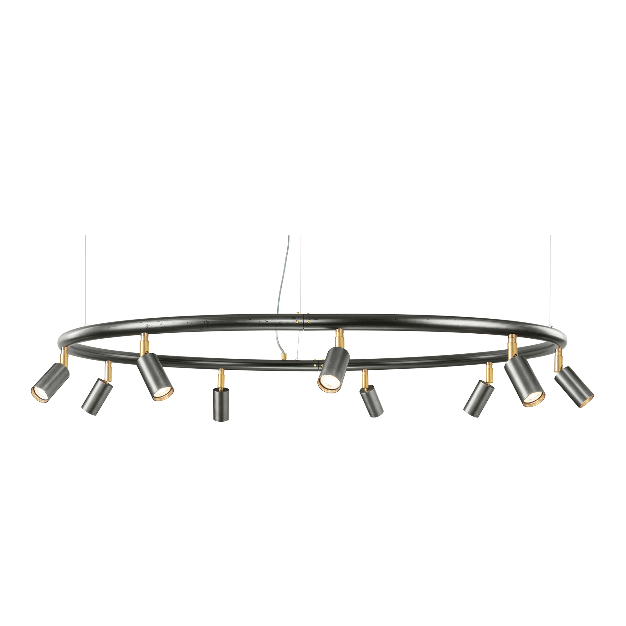 Örsjö Belysning - Starlight chandelier Ø100cm – Raw steel - Takkronor - Jonas Bohlin - Silver - Metall | Belysning - Taklampor - Takkronor | Möbelexperten