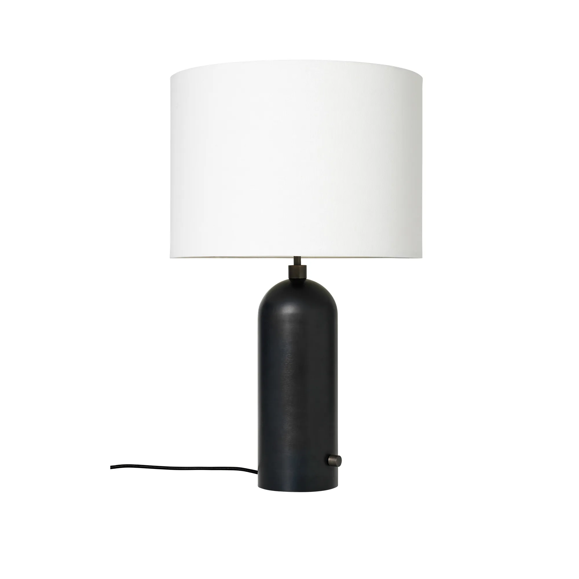 Gravity bordslampa large svart stål