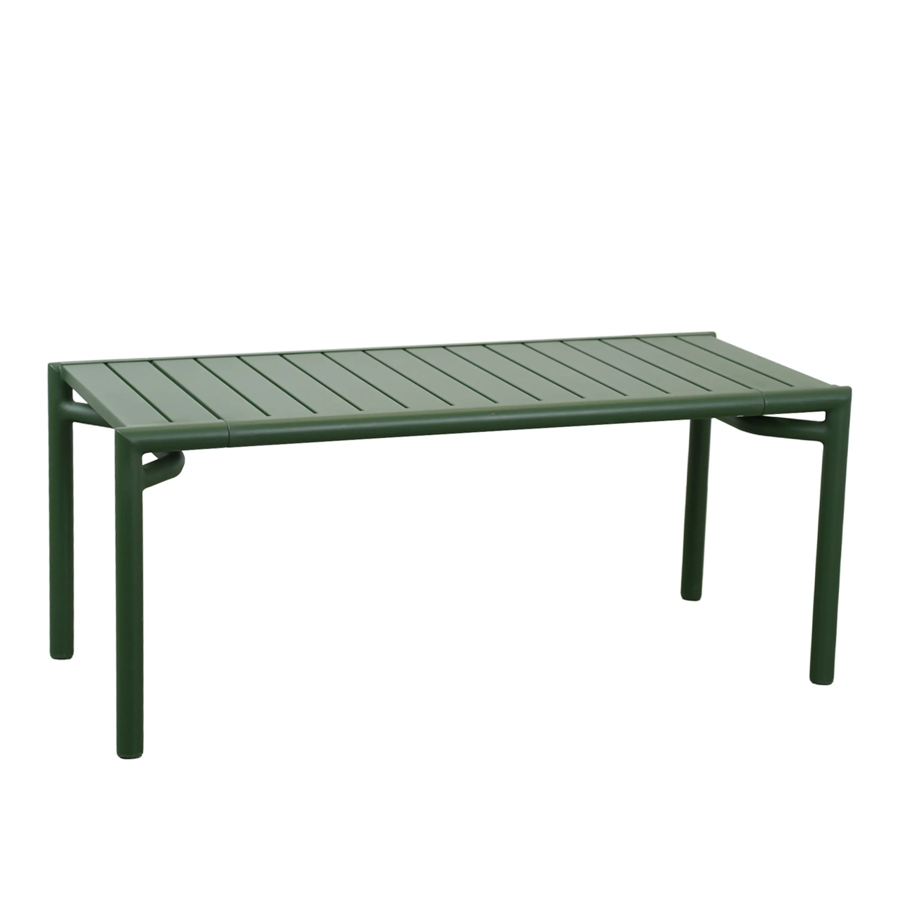 Bliss soffbord/bänk – Dark green, aluminium