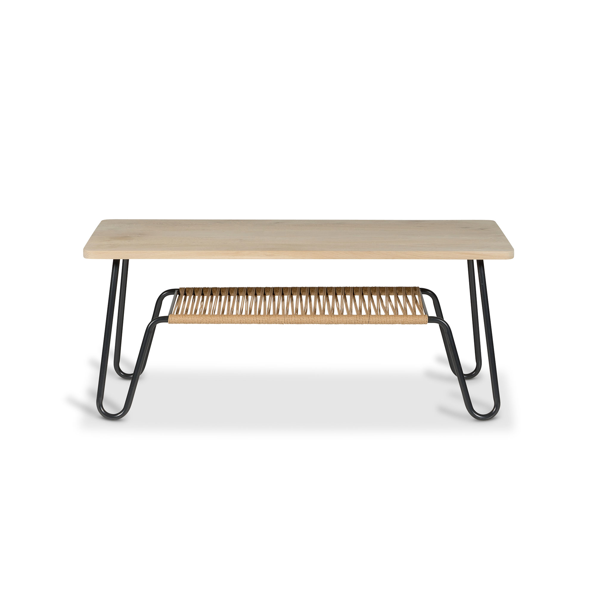 mavis - marcel 120x50 cm såpad ek - soffbord - tom stepp - träfärgad - naturmaterial/trä