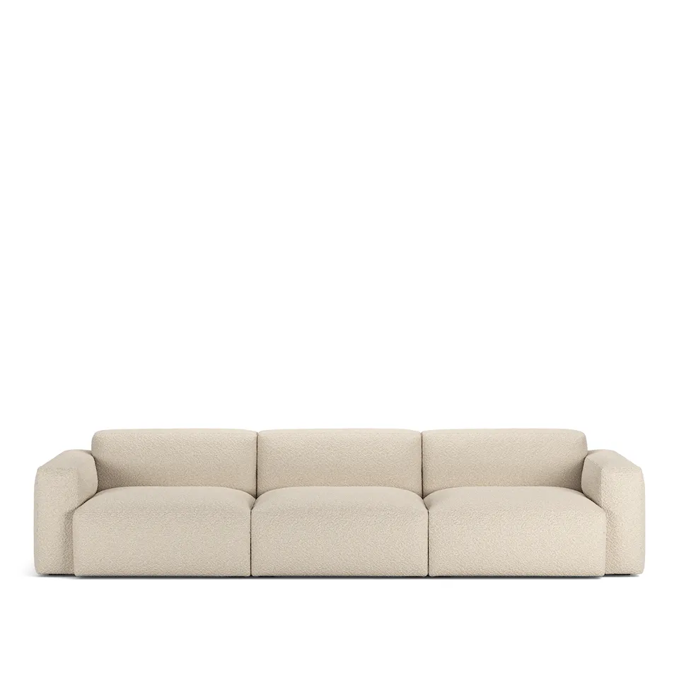 Brick 3-Seater - Ascot White
