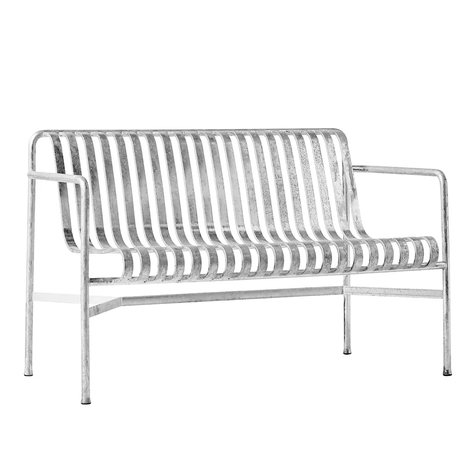Palissade Dining bänk med armstöd