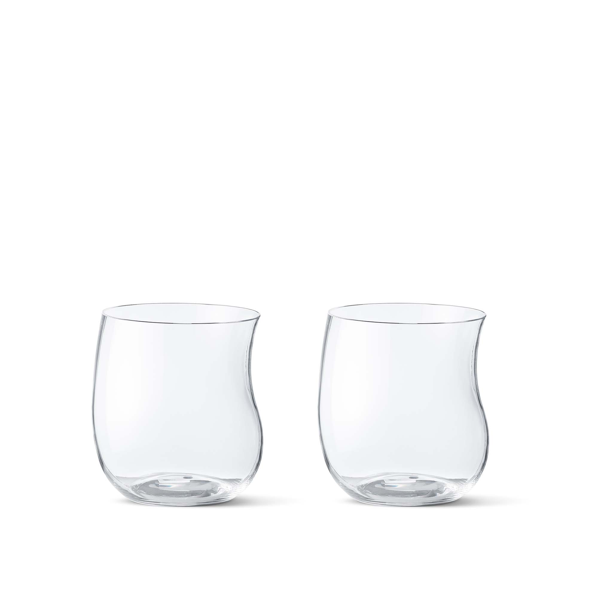 Georg Jensen - Cobra Low Tumbler Glass Set of 2 - Dricksglas - designer_constantin_wortmann - Transparent
