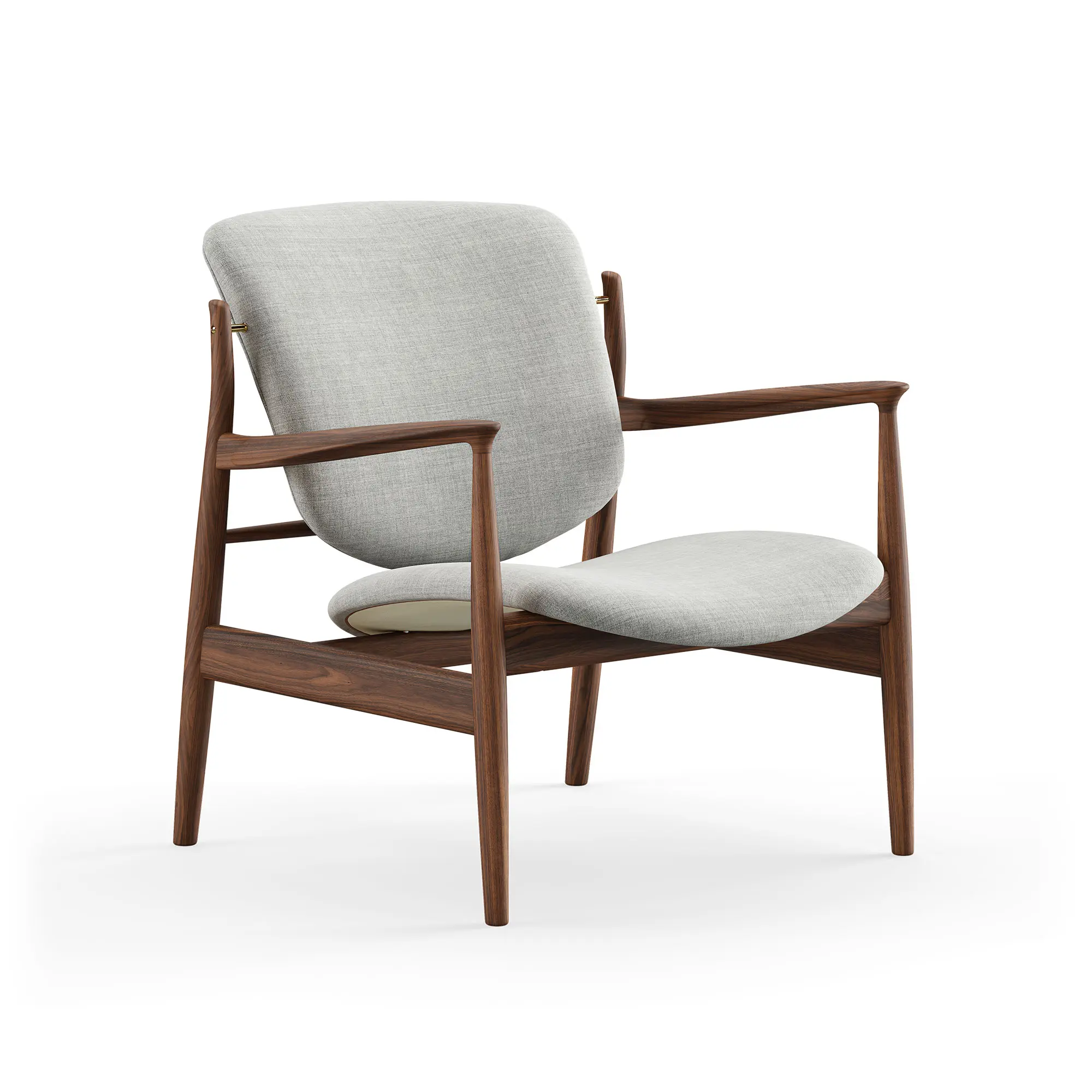 France fåtölj Walnut