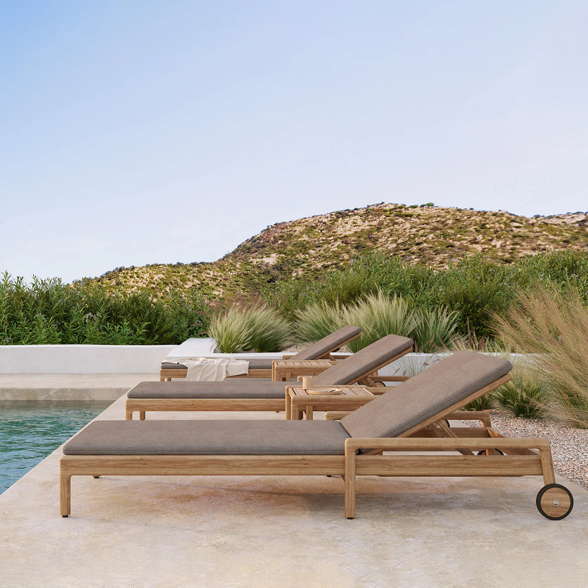 Jack Outdoor Adjustable Lounger Frame