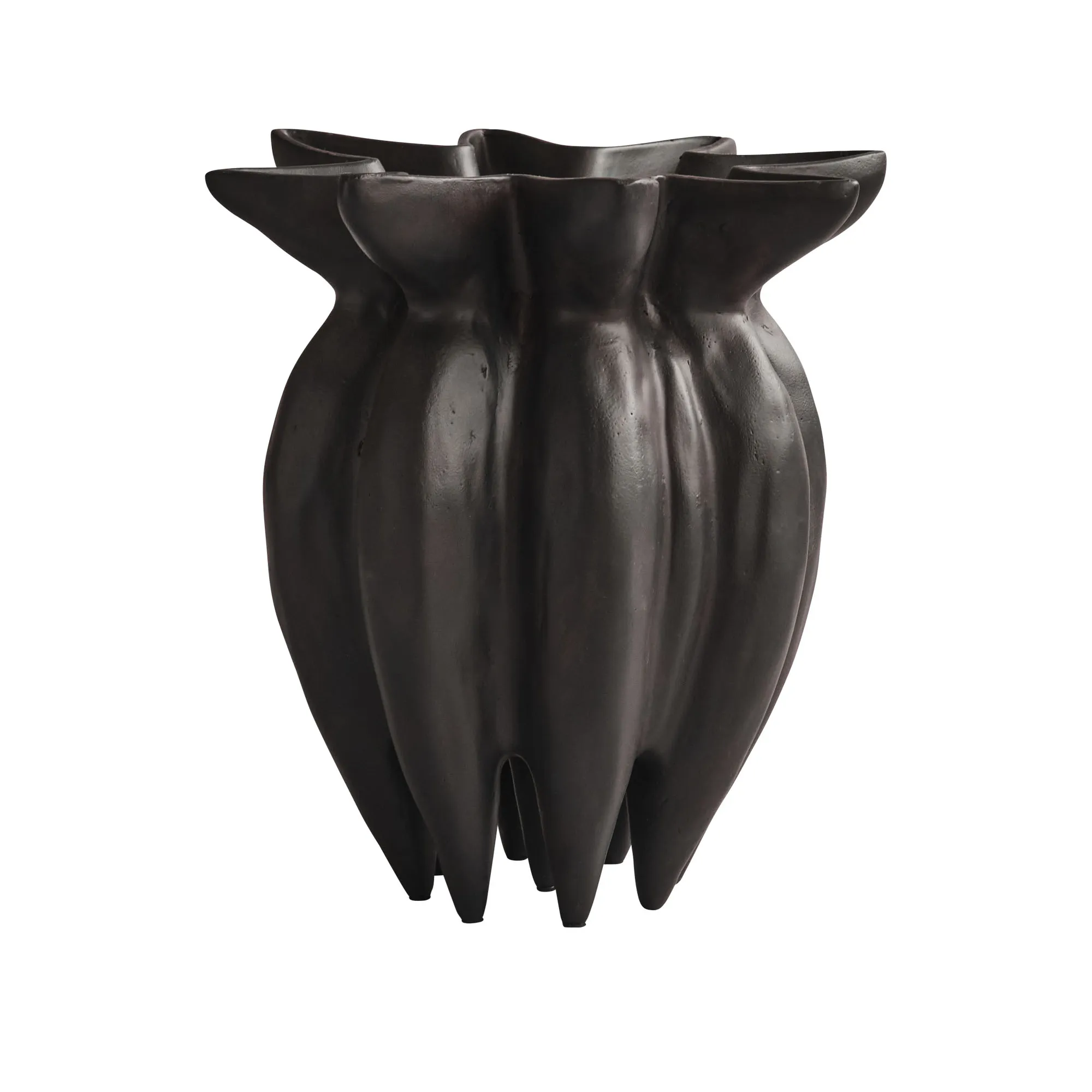 Lotus Vase - Coffee