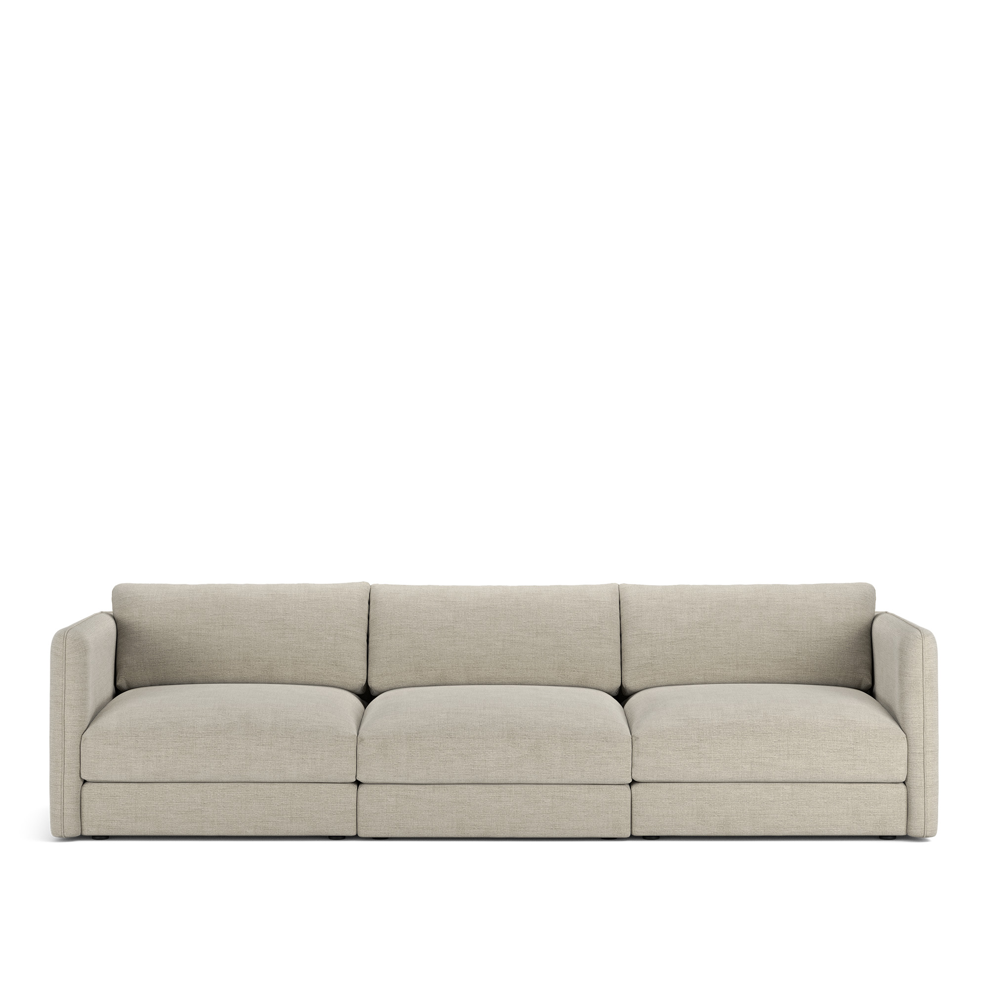 NOGA - Pavarotti 3-Seater, Fixed Cover, Cushion Variant 03, Sienna 102 - Soffor - Gr&aring;