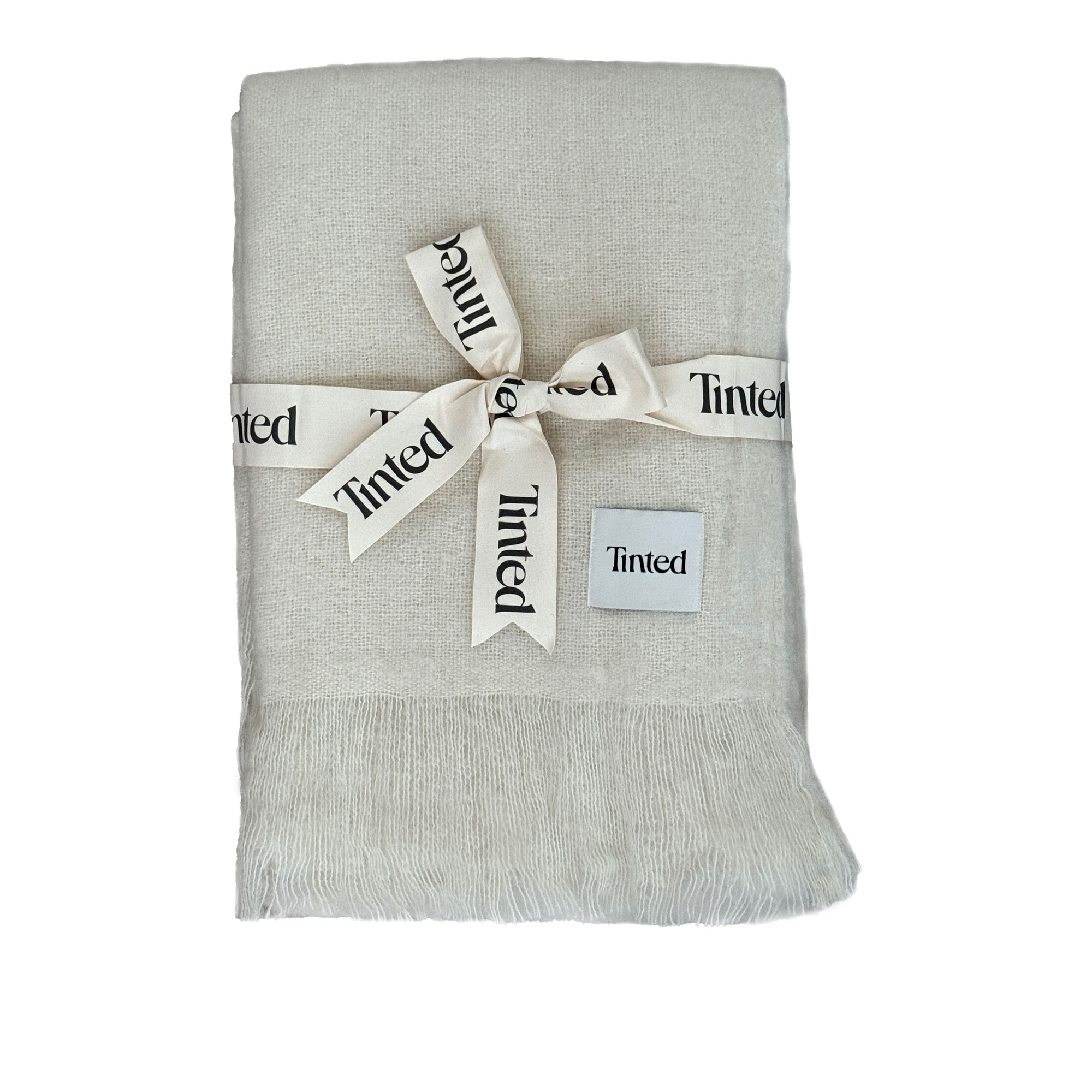 Tinted Objects - Fridh Mohair pläd 130 x 170 offwhite - Plädar och filtar - Vit - Ull | Textilier - Plädar Och Prydnadskuddar - Plädar Och Filtar | Möbelexperten