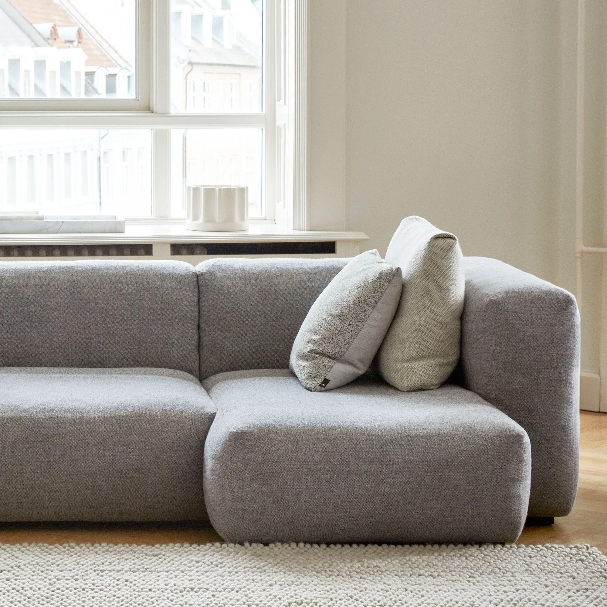 Peas Random matta Soft Grey