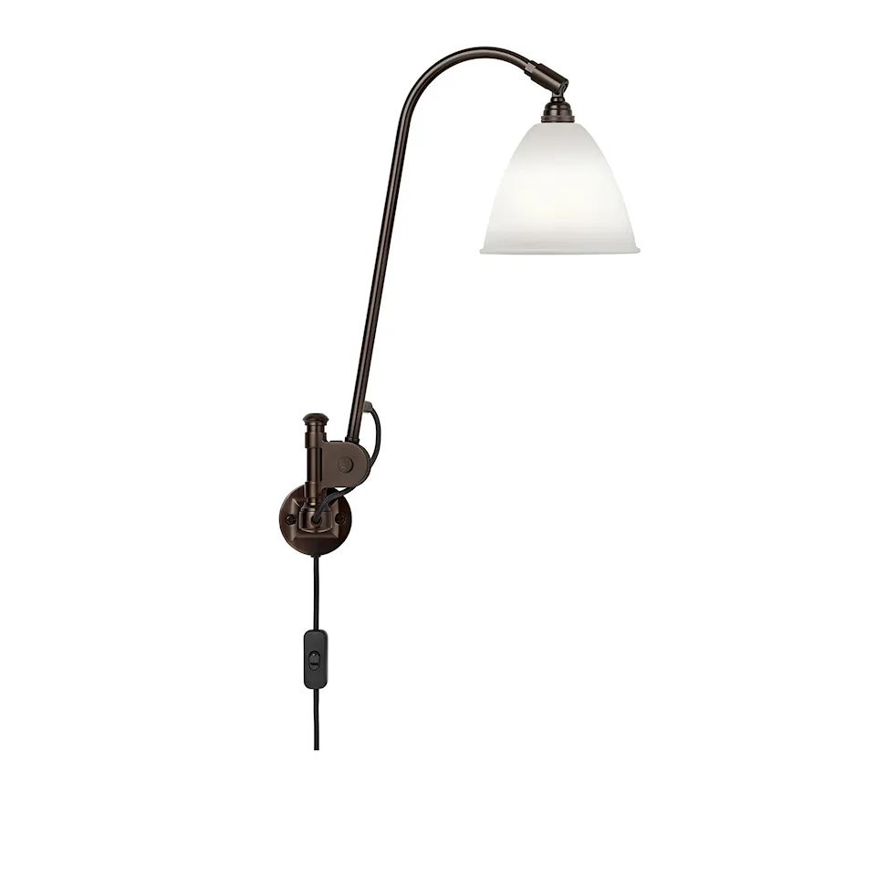 Bestlite BL6 vägglampa svart mässing