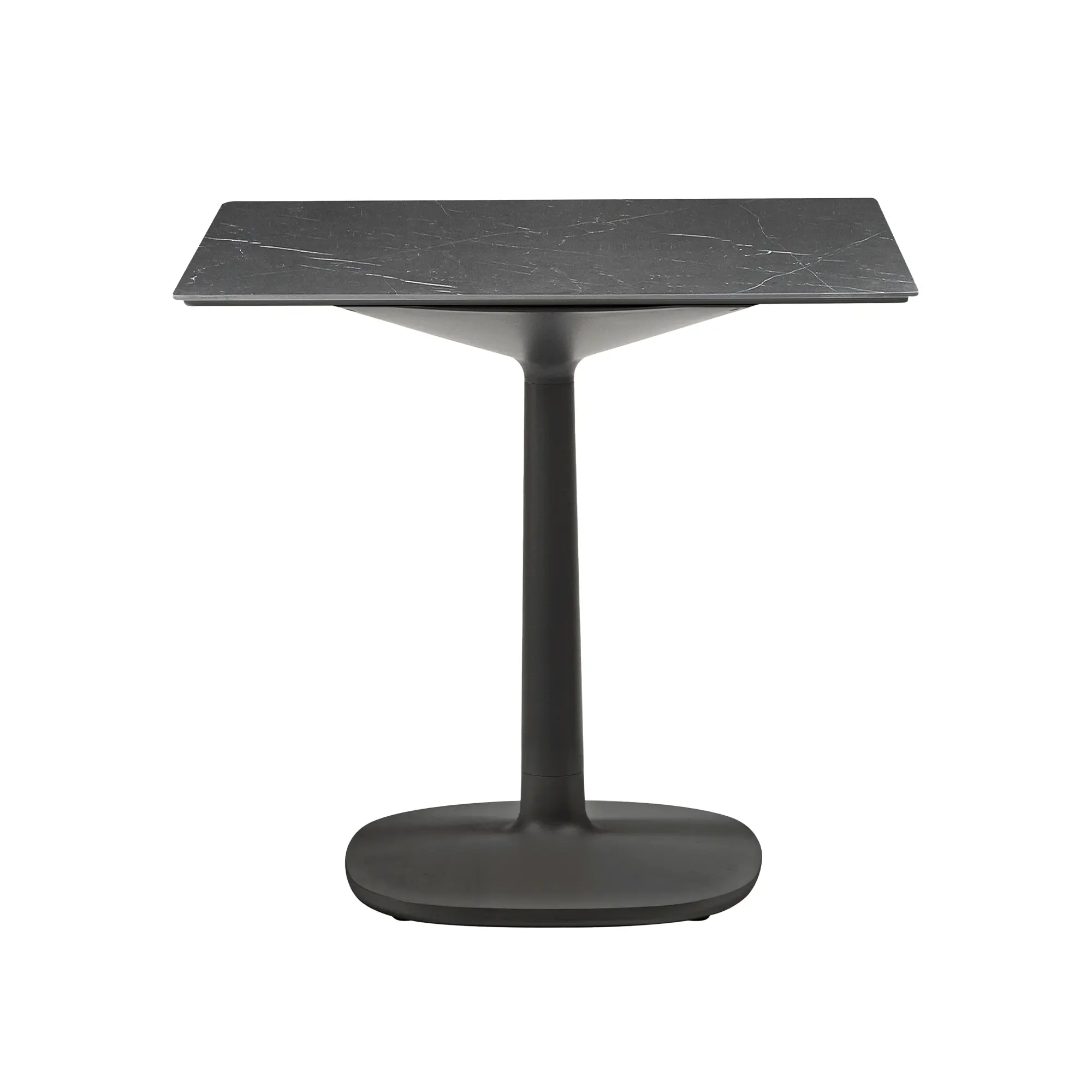 Multiplo 4140 kvadratisk bord 78x78cm med liten kvadratisk base R1,5cm