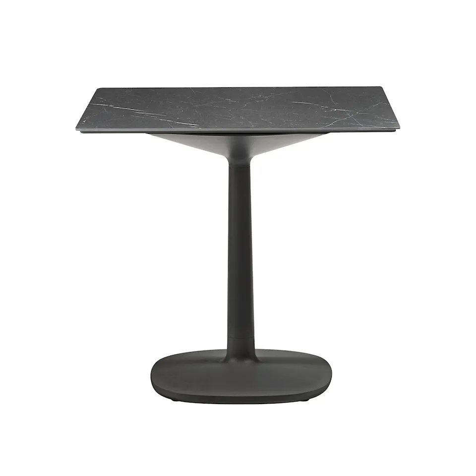 Multiplo 4140 kvadratiskt bord 78x78cm med liten kvadratisk bas R1,5cm